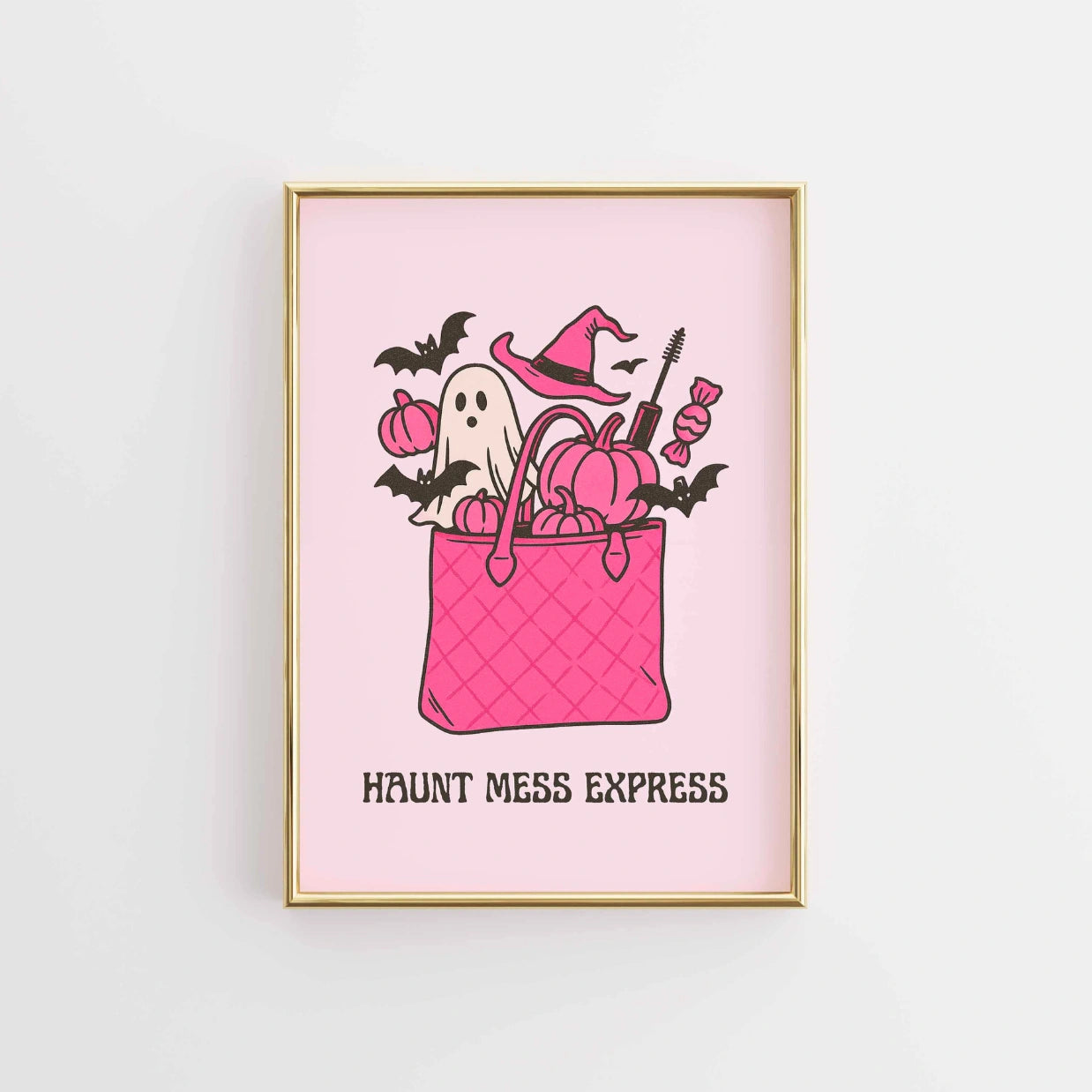 Haunt Mess Express  – Funny Halloween Print