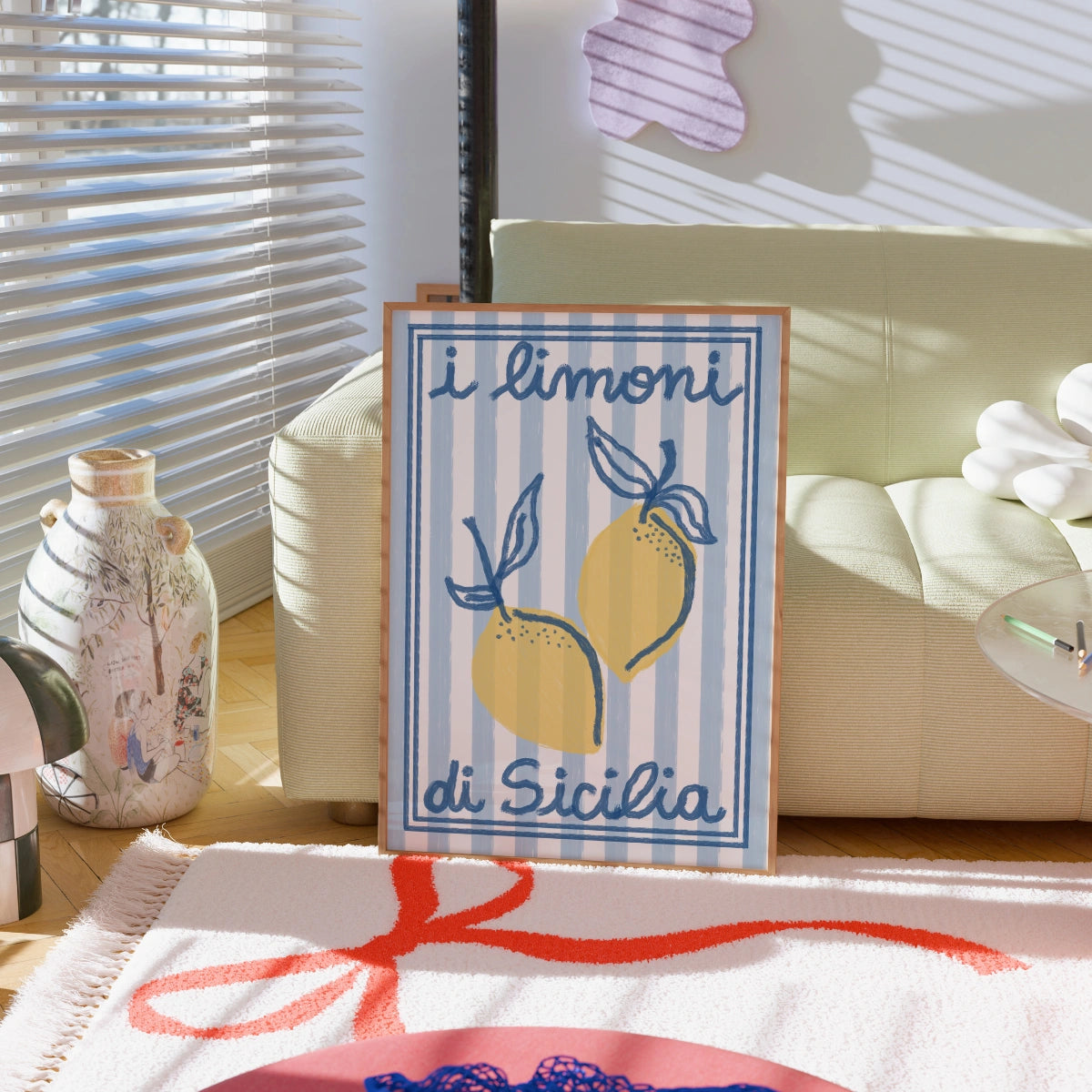 Italian Lemon Wall Art – Sicilian Kitchen Print