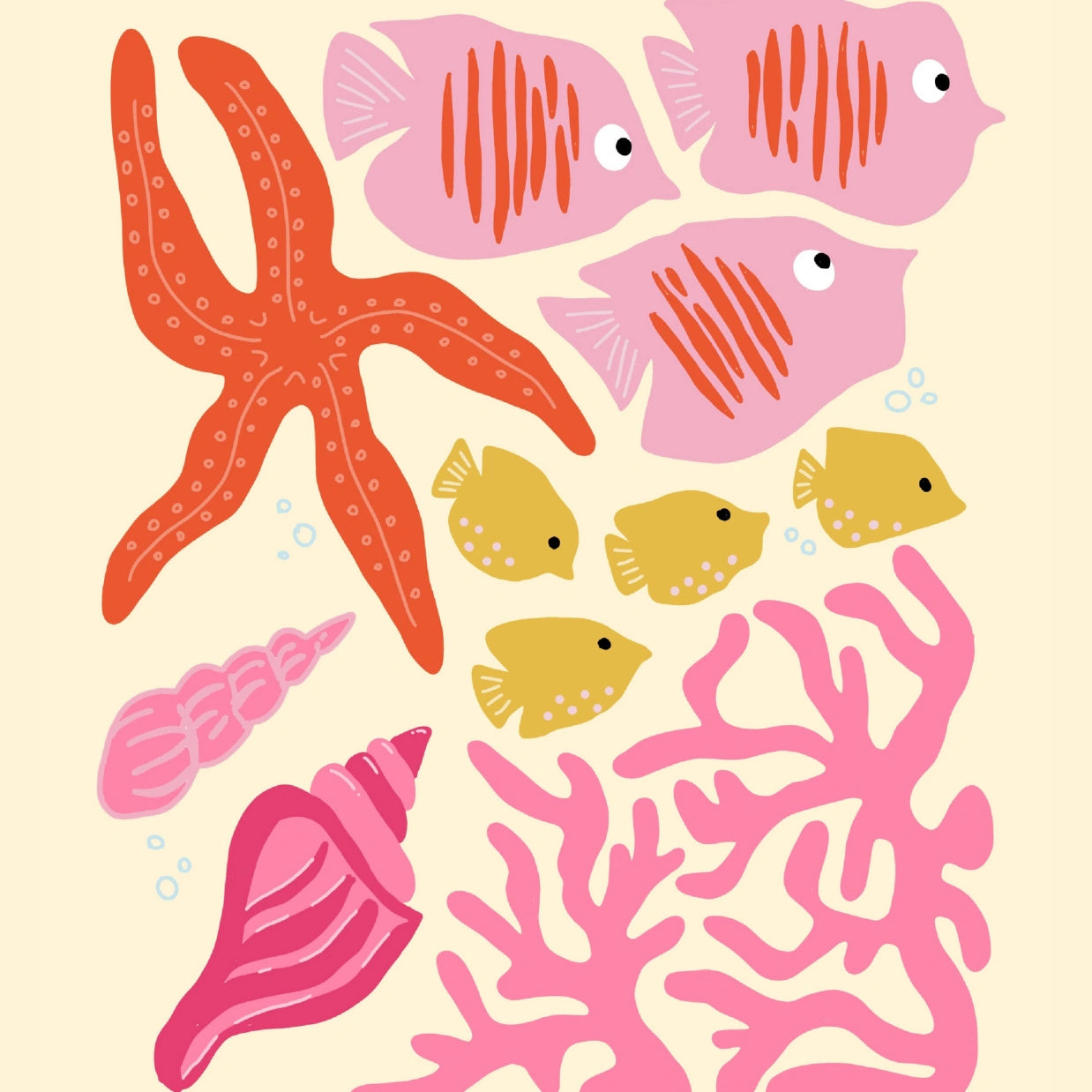 As Free As the Sea – Colorful Ocean Wall Art Print