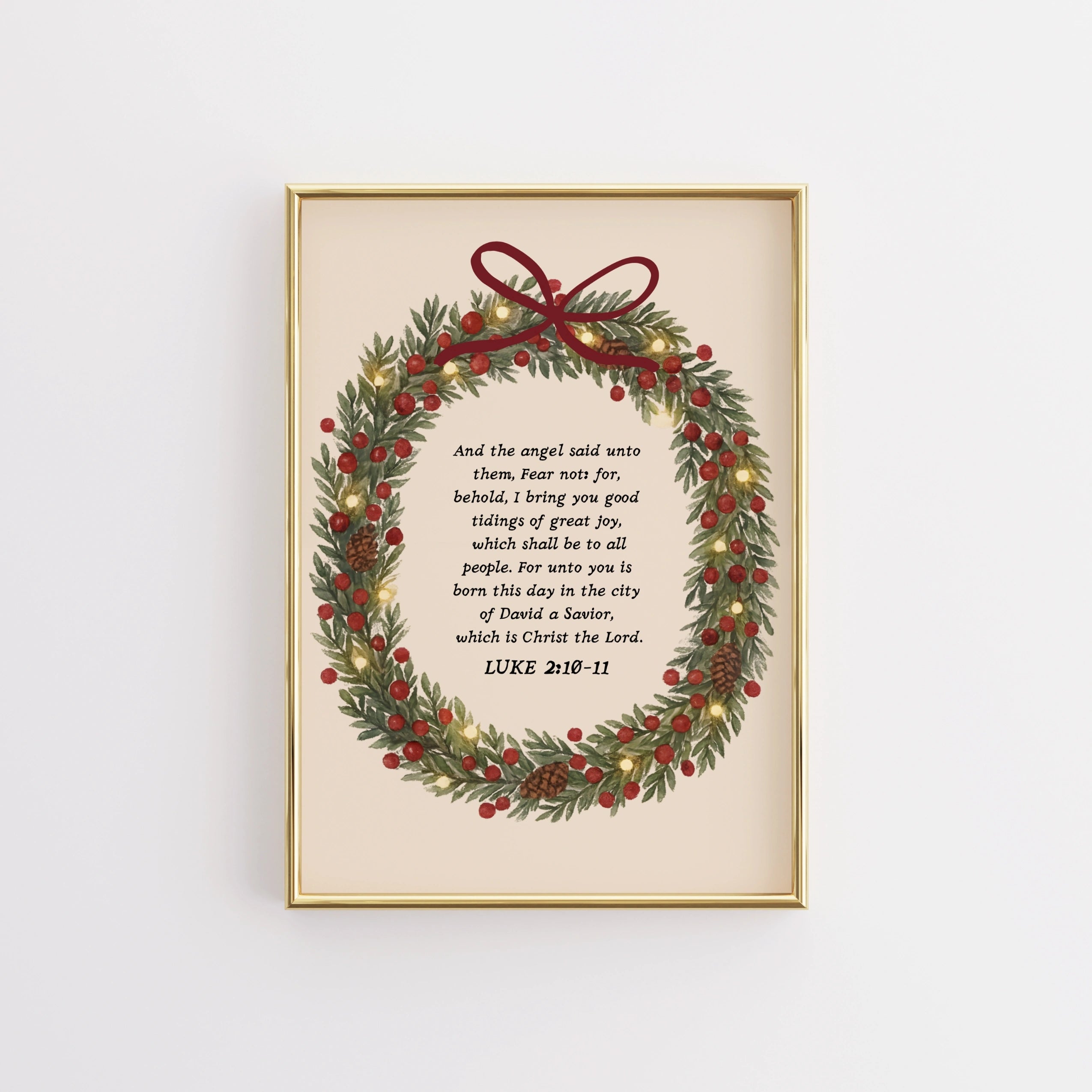 Faith Christmas Print