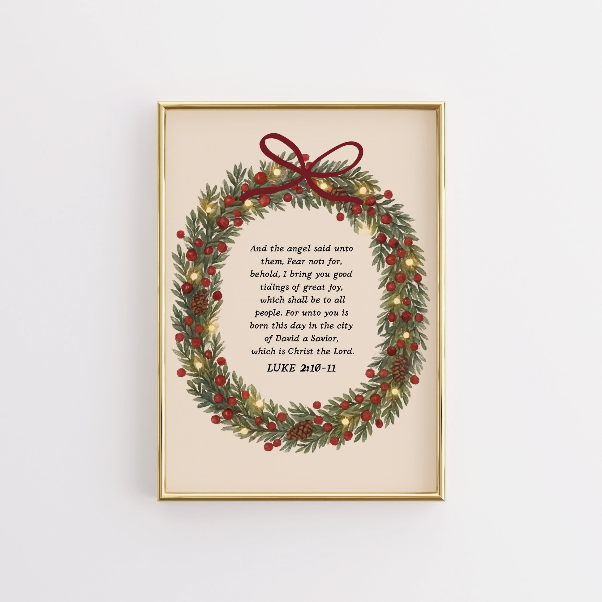 Faith Christmas Print