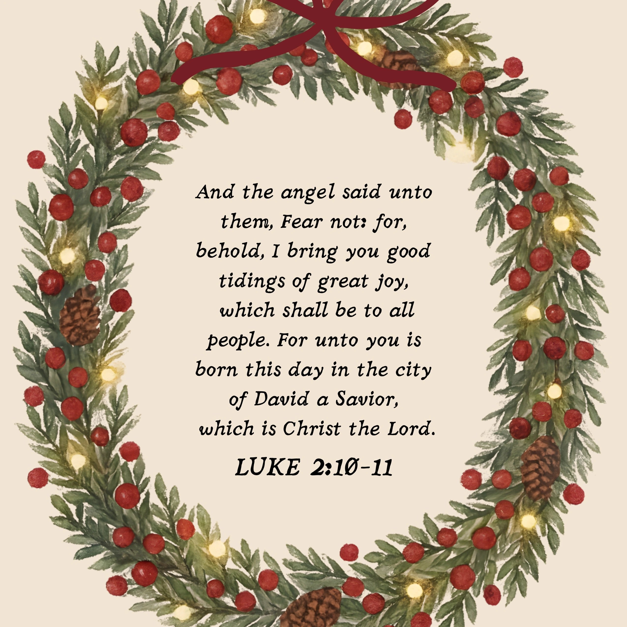 Faith Christmas Print