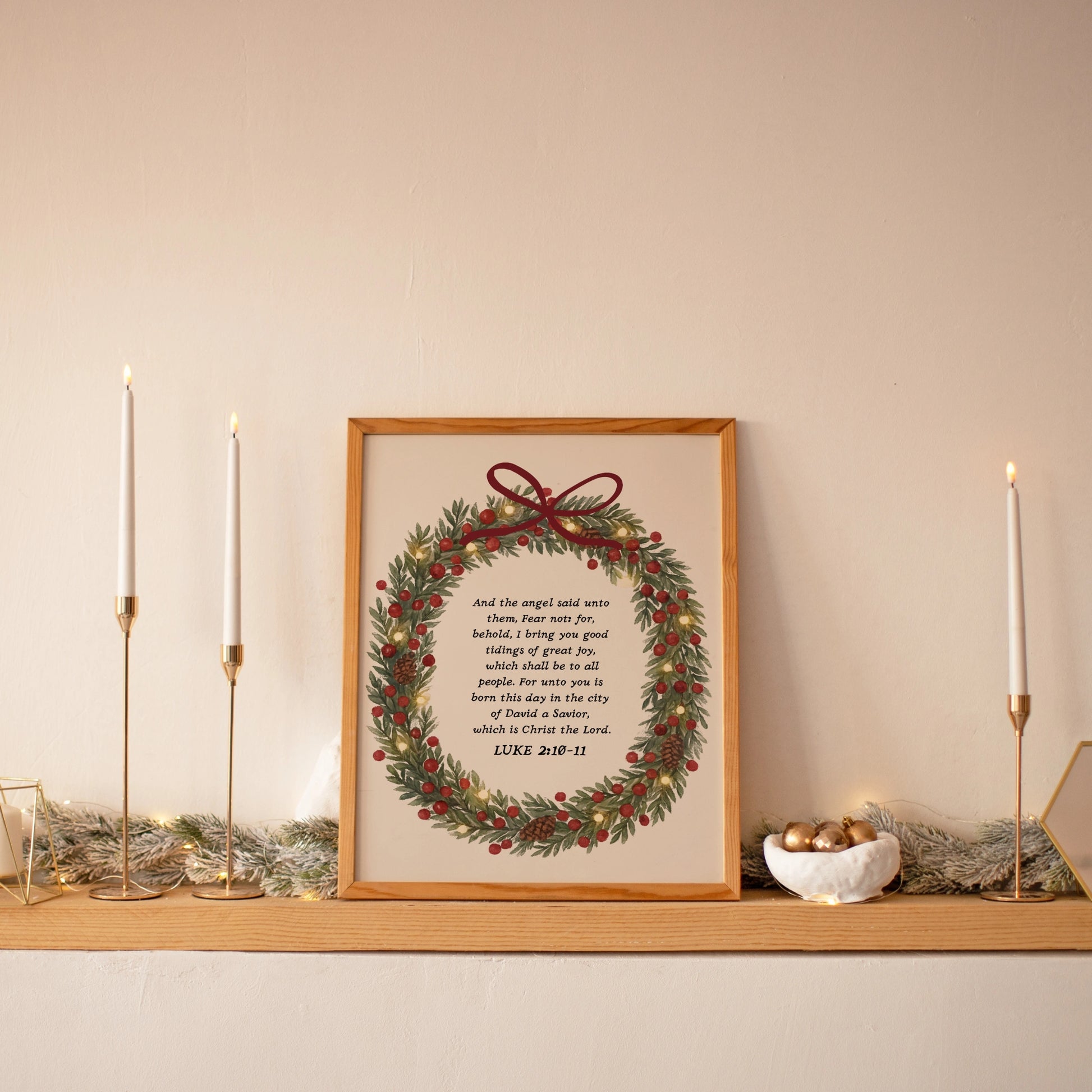 Faith Christmas Print