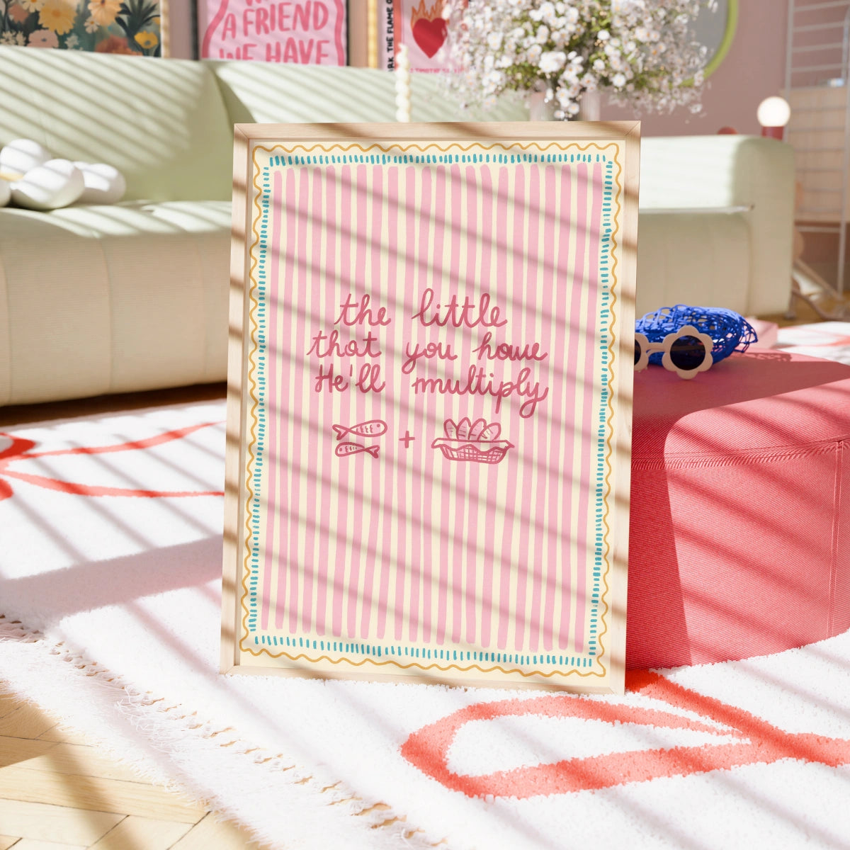 Stampa Moltiplica ciò che hai – Arte murale di incoraggiamento cristiano