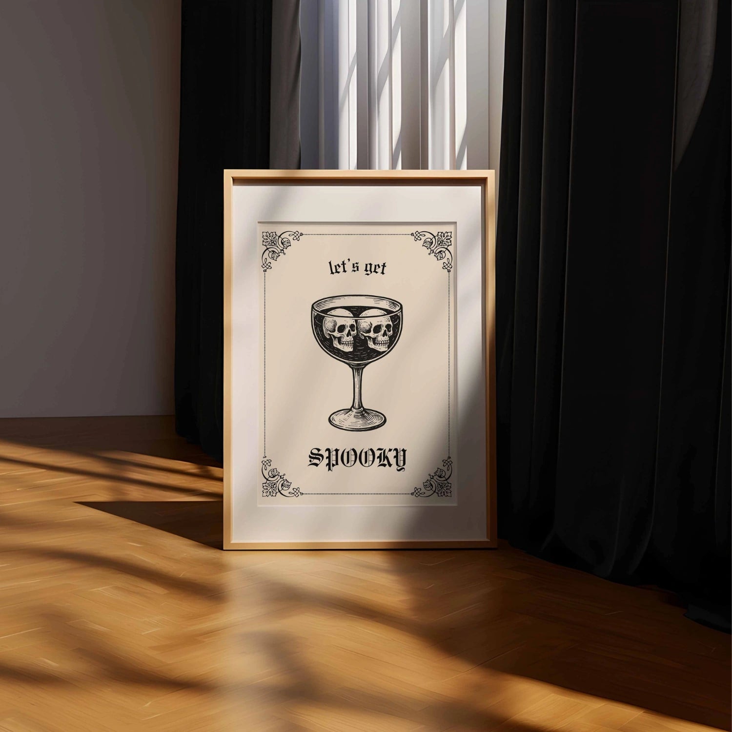 Stampa Let's Get Spooky - Halloween vintage