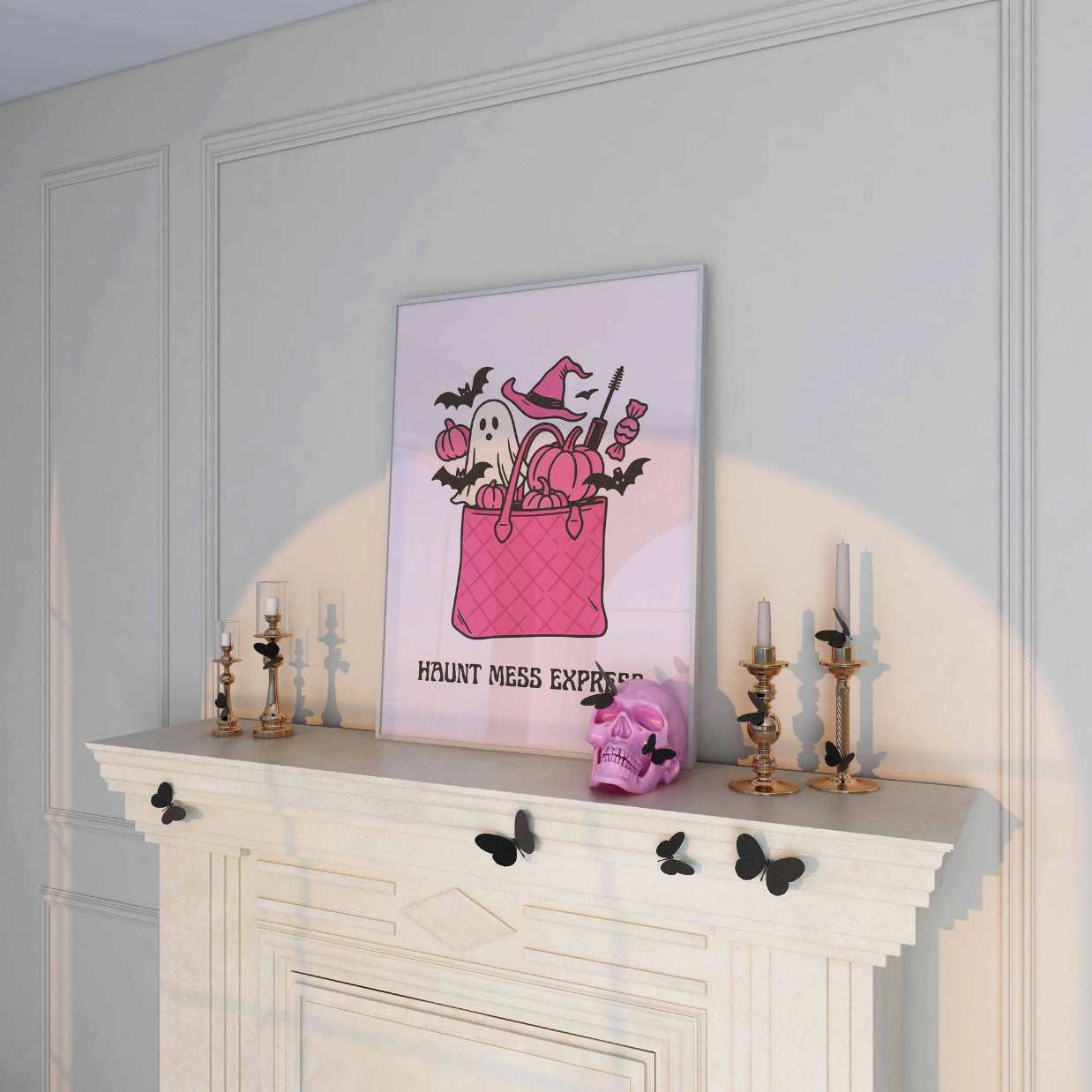 Haunt Mess Express – Lustiger Halloween-Druck