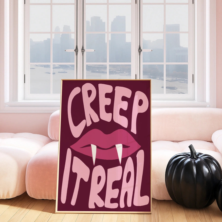 Vampire Lips Halloween Print – Creep It Real Wall Art