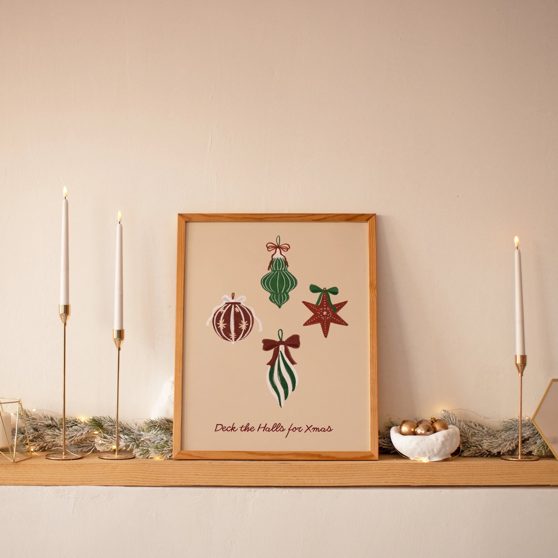 Hand-Drawn Holiday Decor