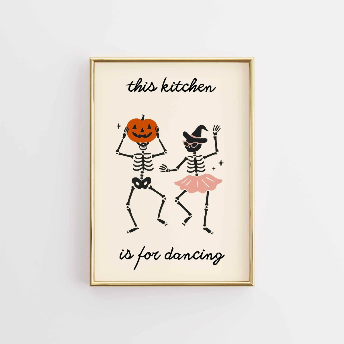 Kitchen Halloween Print – Funny Quote Wall Art
