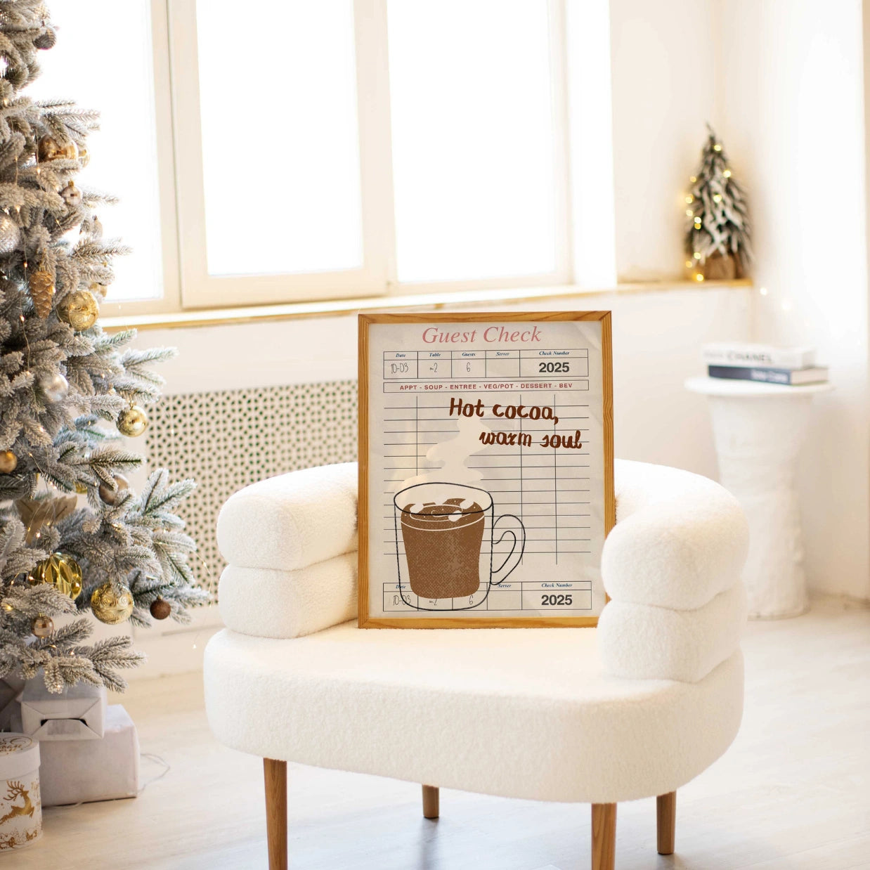 Poster „Heiße Schokolade – Warme Seele“