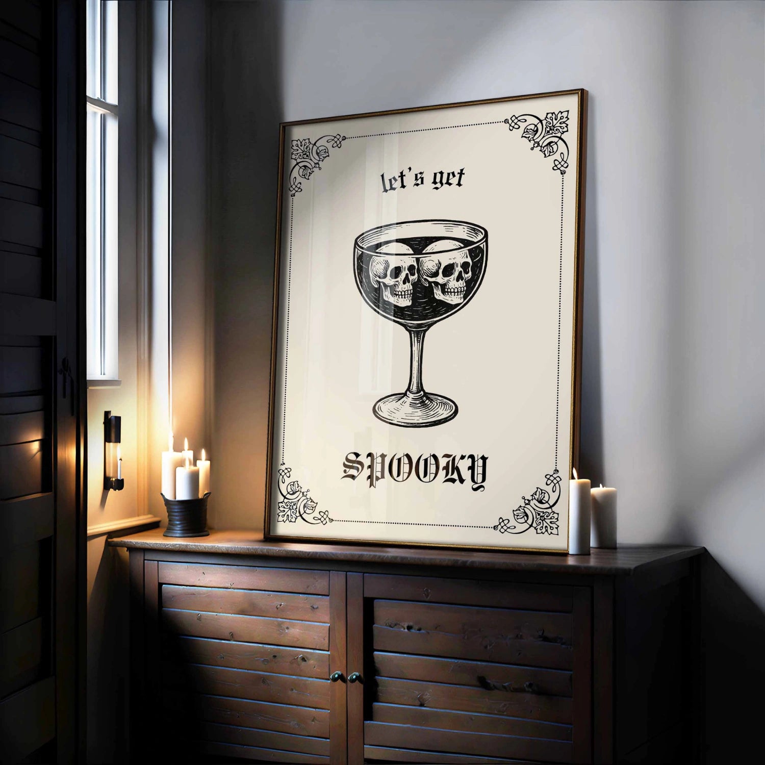 Stampa Let's Get Spooky - Halloween vintage