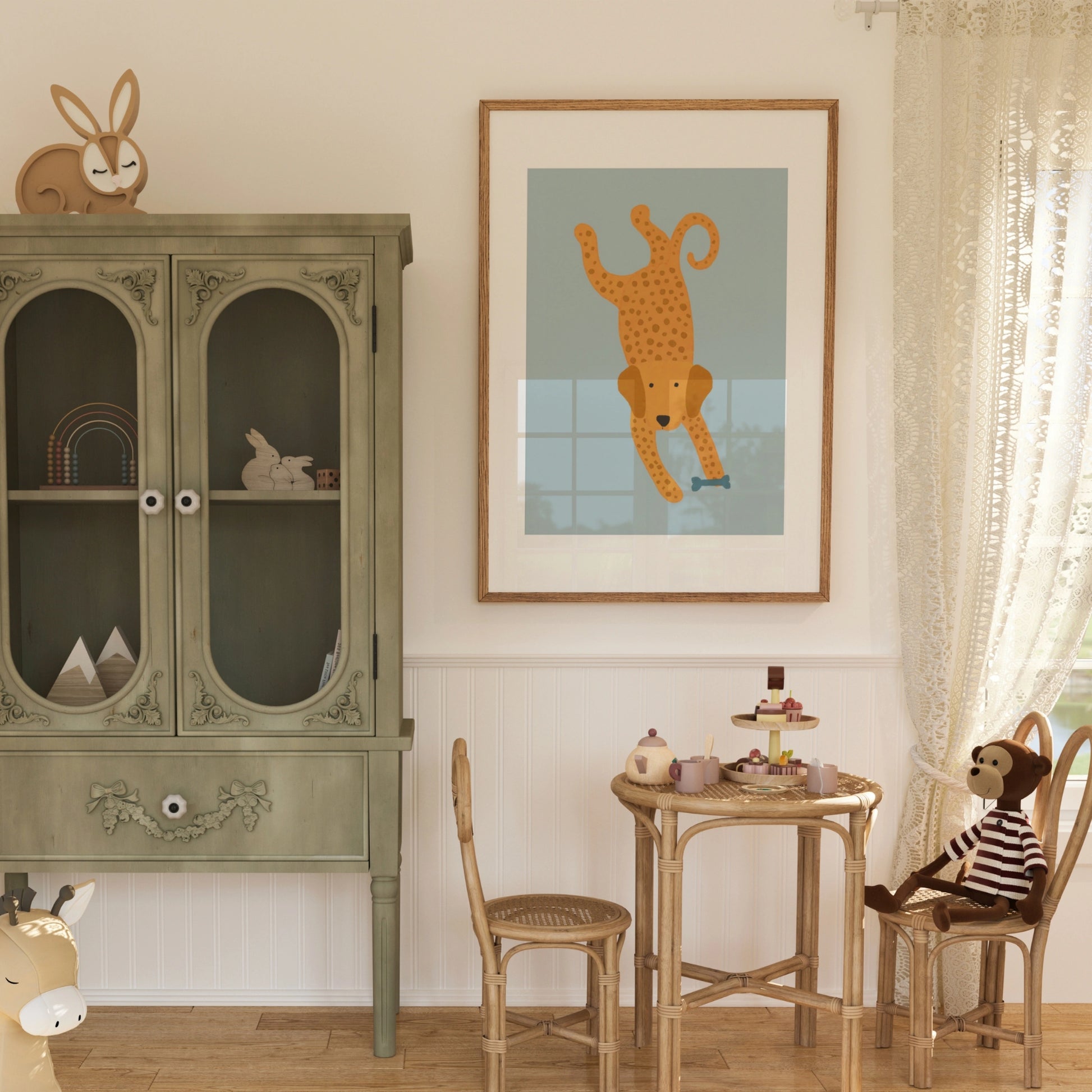 Poster di animali giocosi