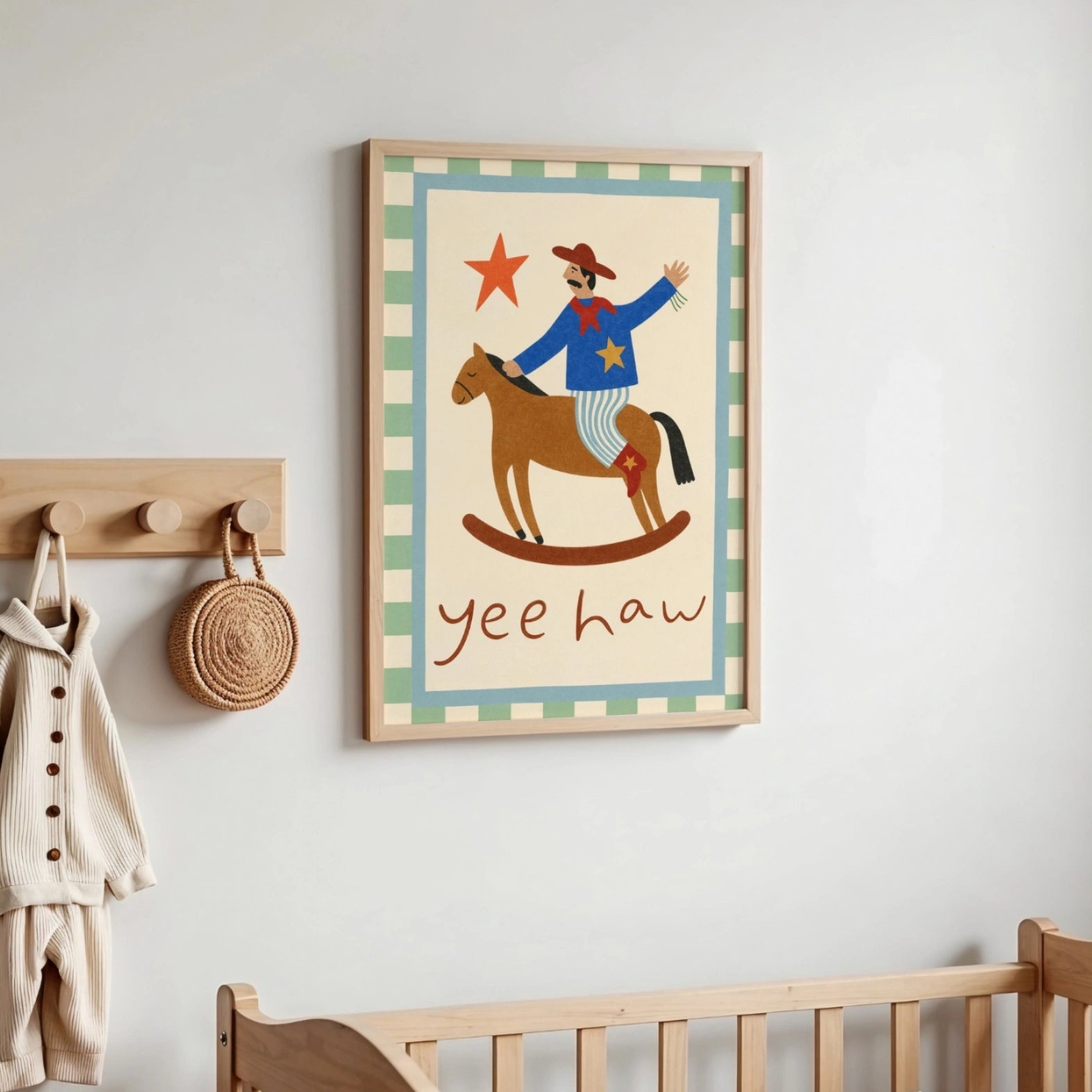 Cowboy Western Wall Art for Kids