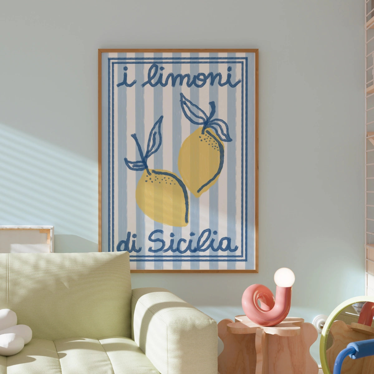 Italian Lemon Wall Art – Sicilian Kitchen Print