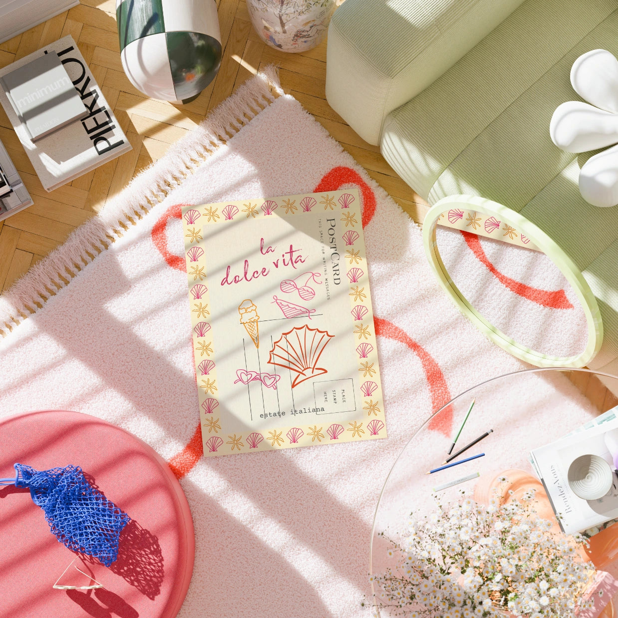 La Dolce Vita Print – Italian Summer Postcard Wall Art