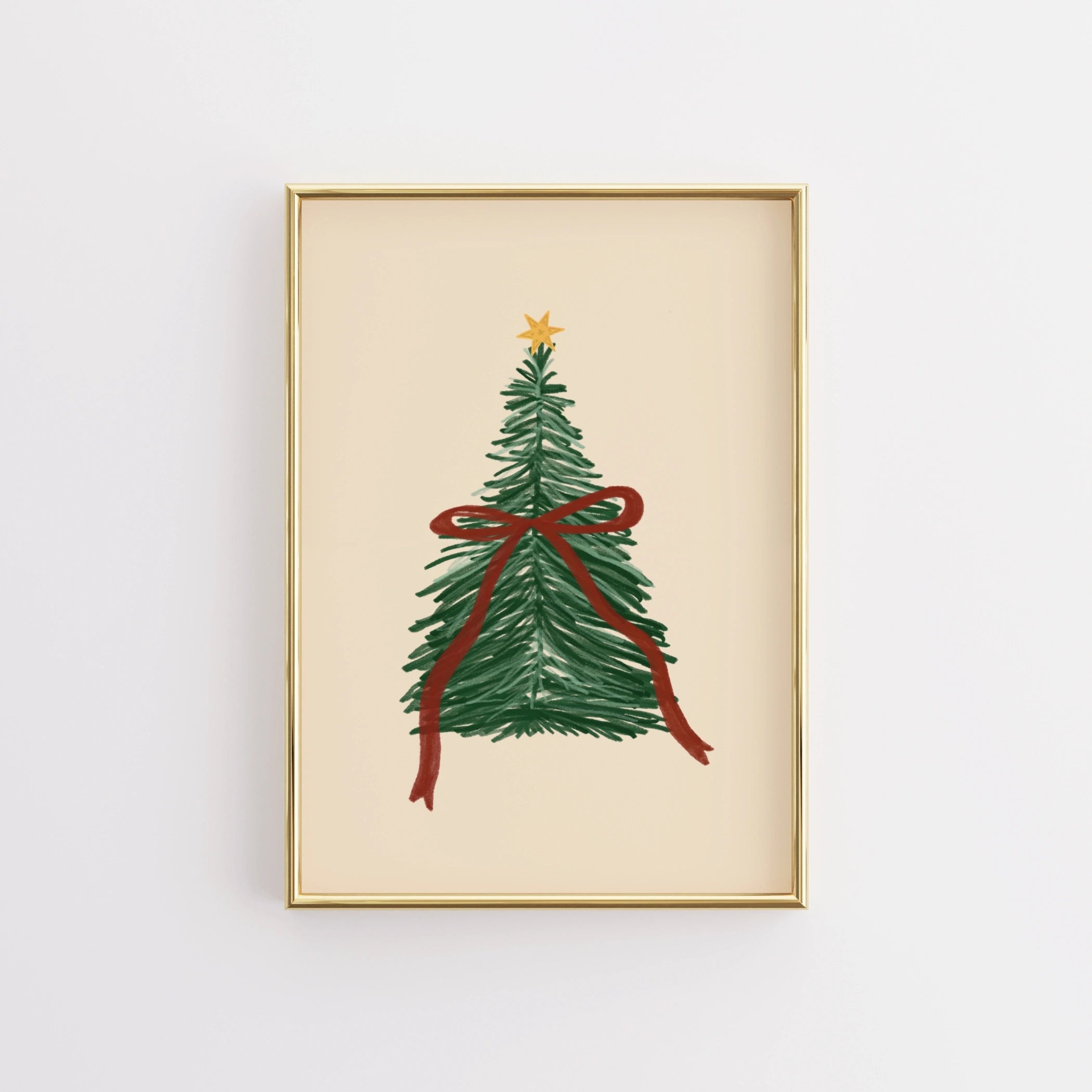 Cozy Minimal Christmas Print