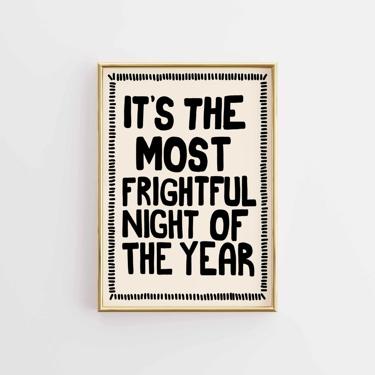 Funny Quote Print – Halloween Wall Art