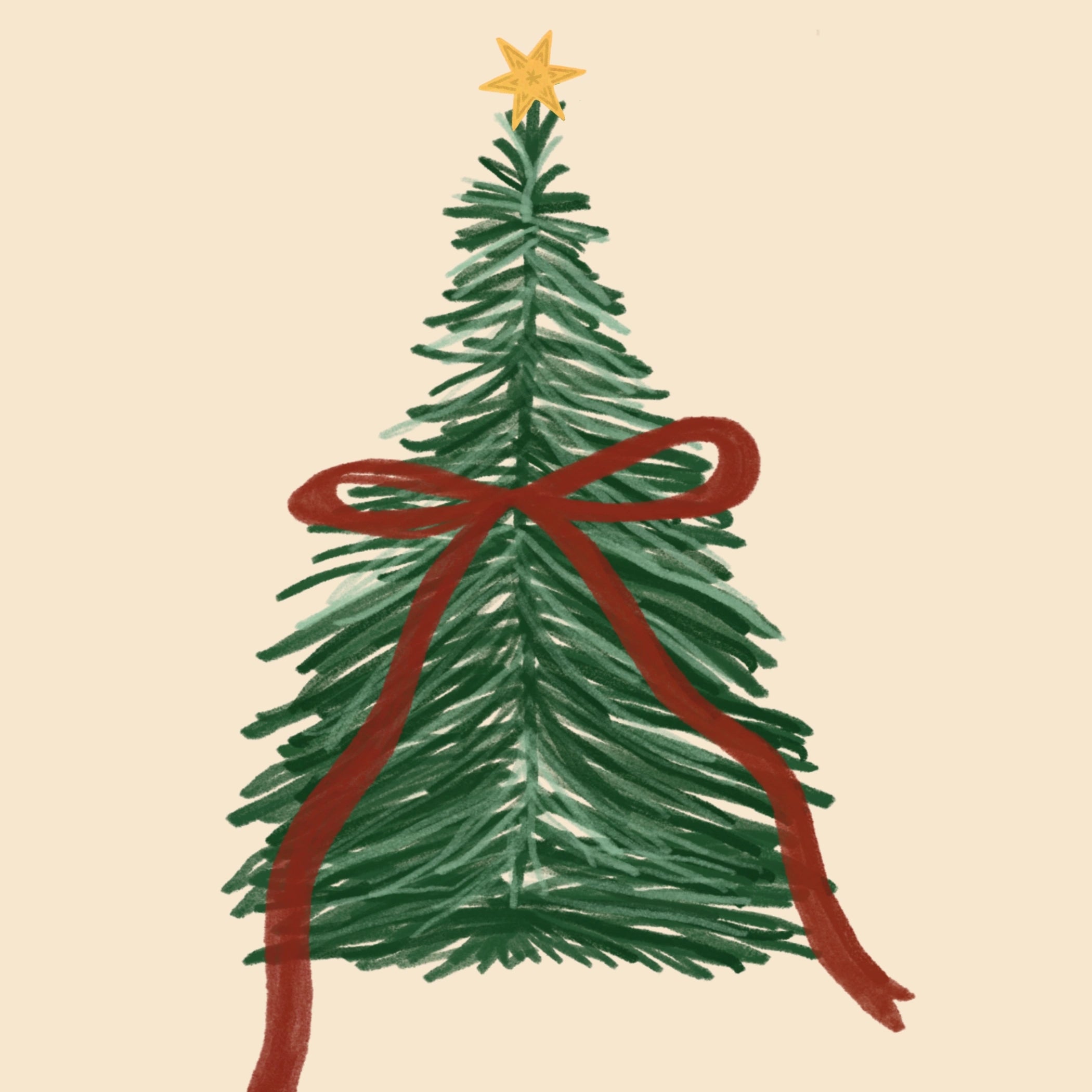 Cozy Minimal Christmas Print