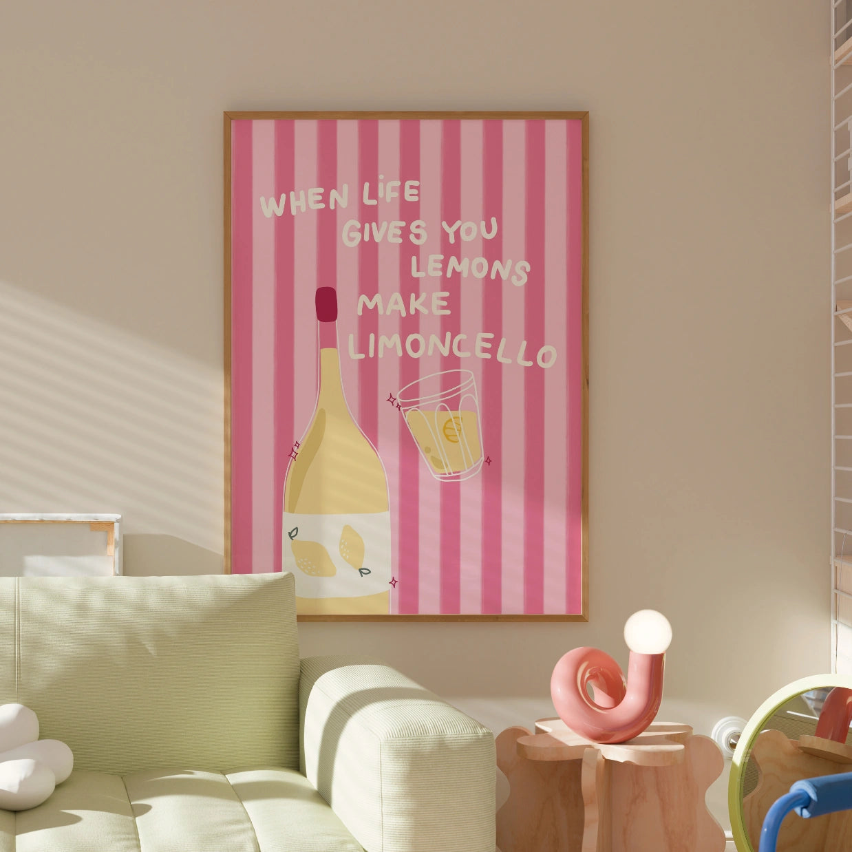 Limoncello Print – Italian Summer Quote Wall Art