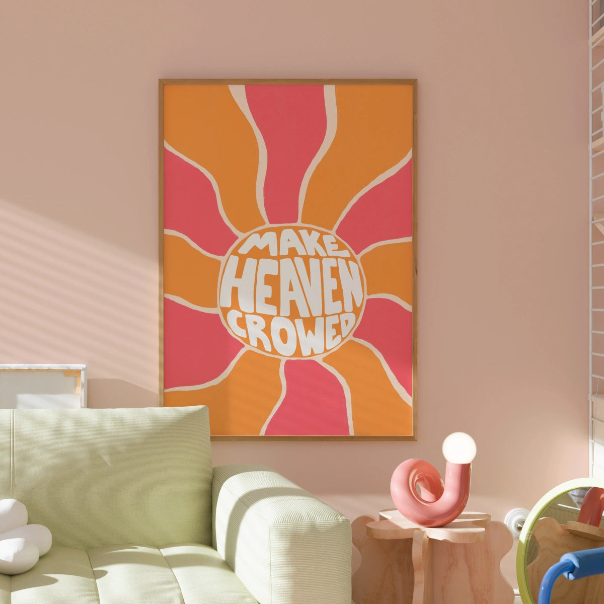 Make Heaven Crowded Print – Bold Christian Wall Art