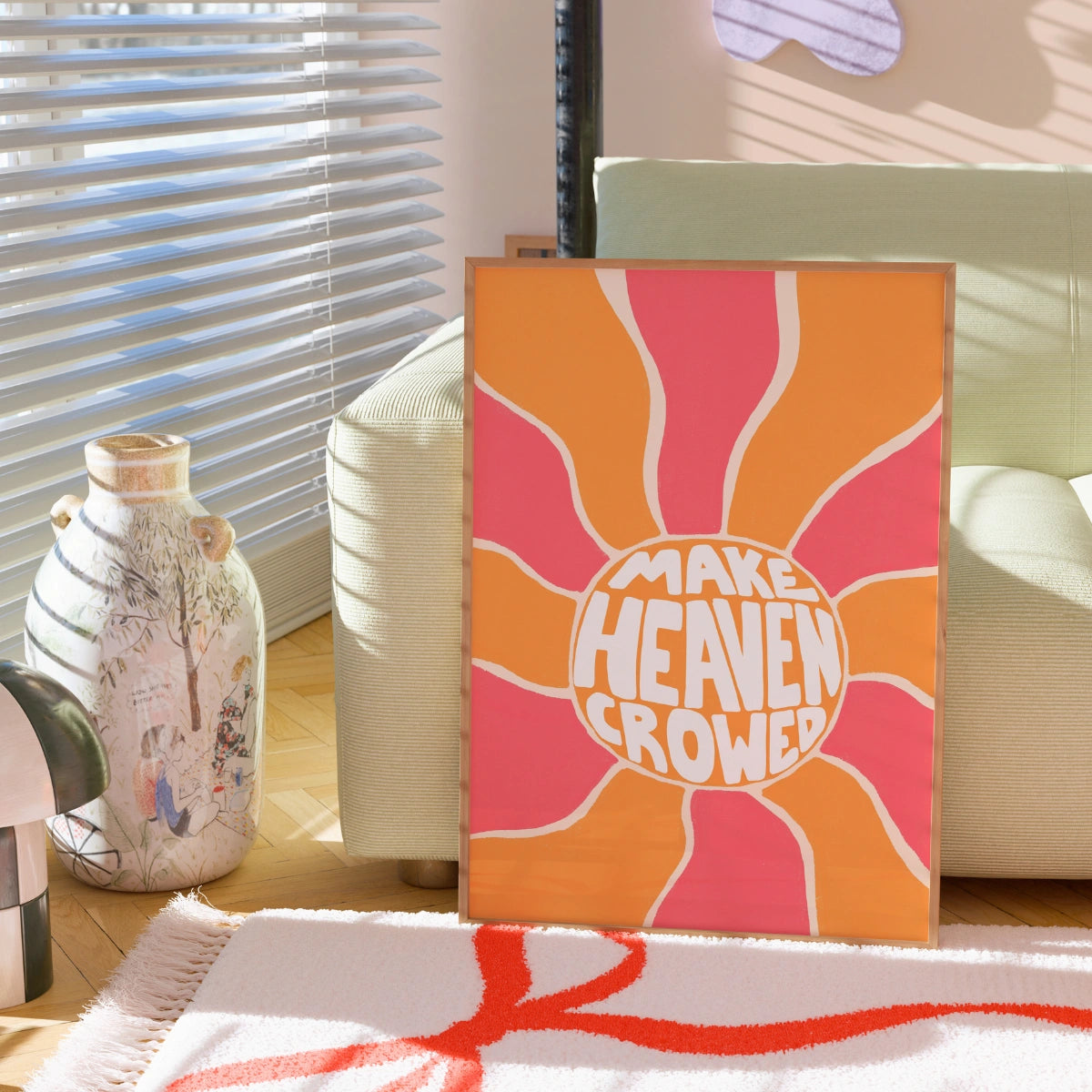 Make Heaven Crowded Print – Bold Christian Wall Art