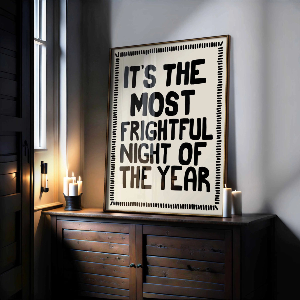 Funny Quote Print – Halloween Wall Art