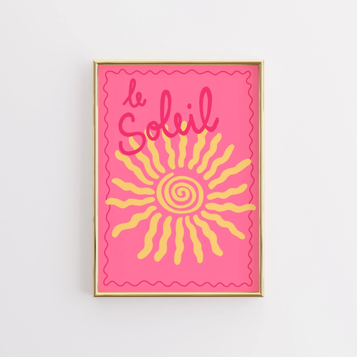 Le Soleil Print – Bright French Summer Wall Art