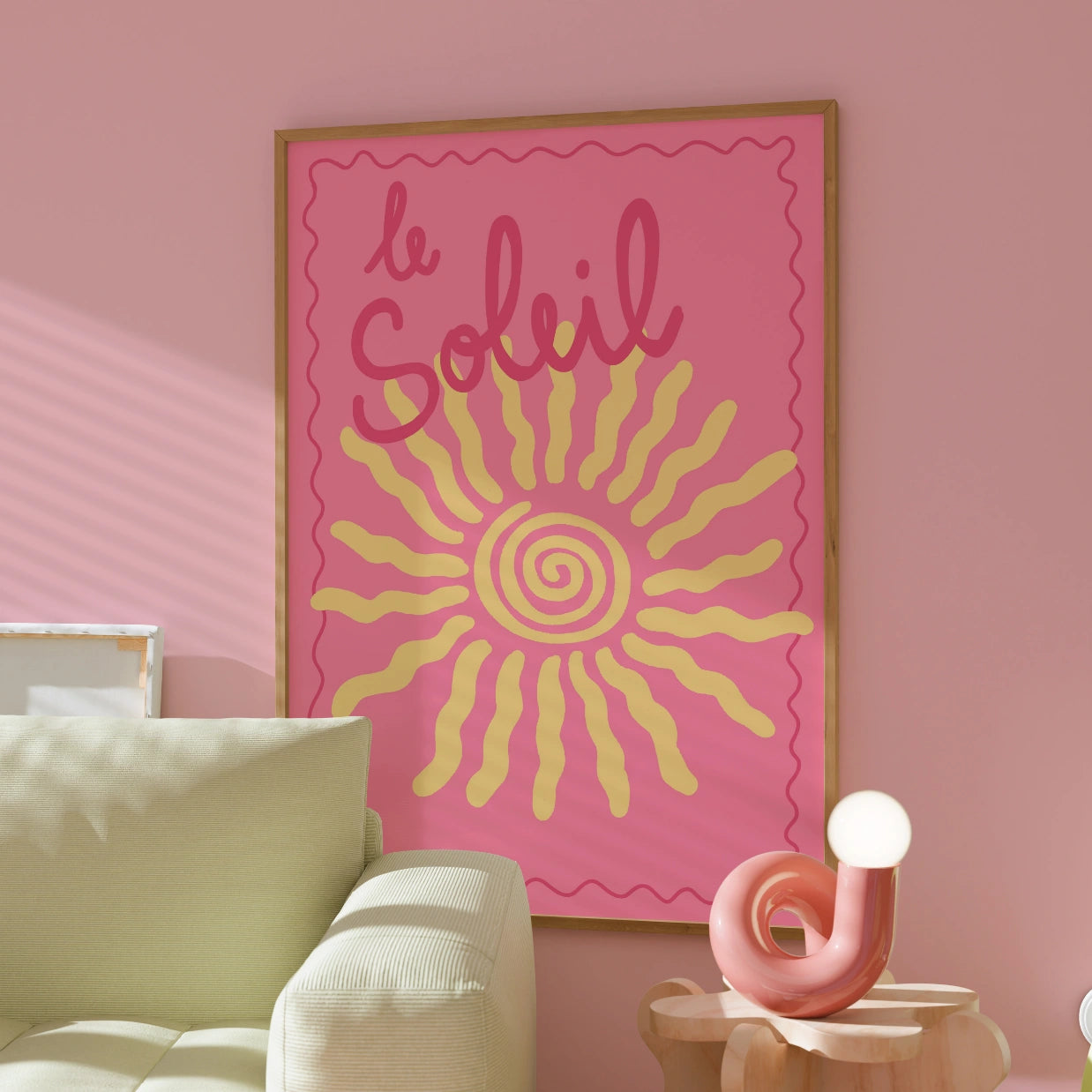 Le Soleil Print – Bright French Summer Wall Art