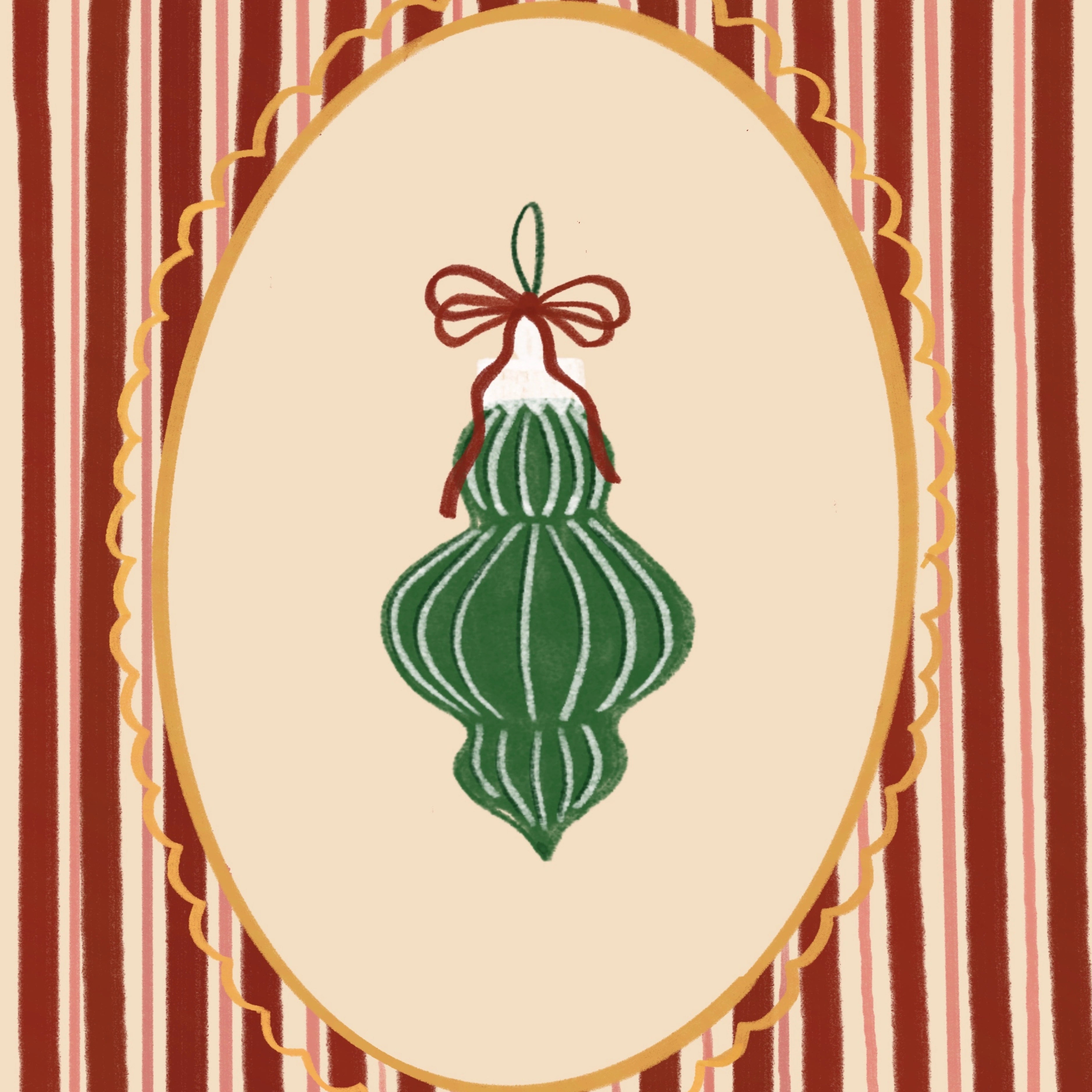 Hand-Drawn Holiday Print