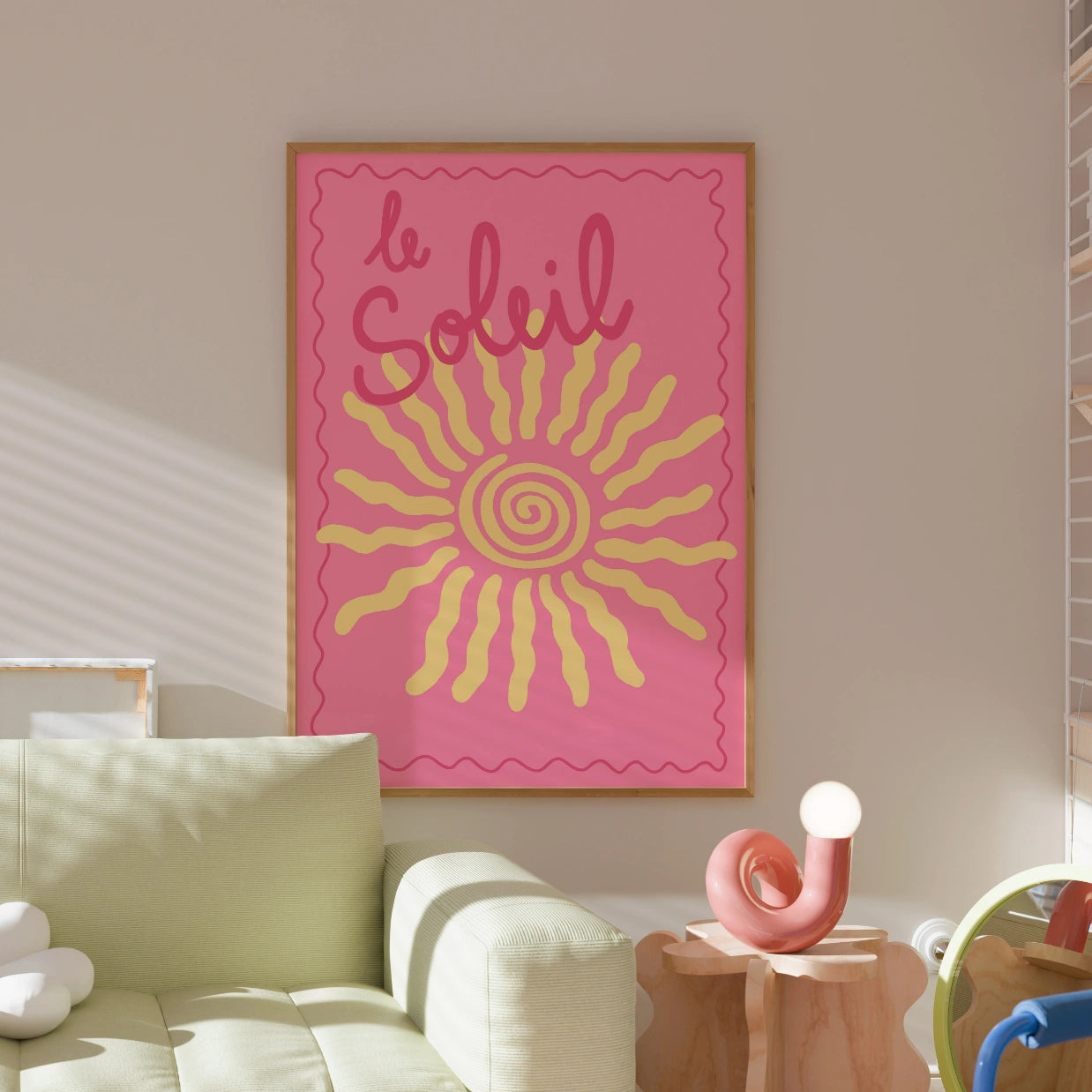 Le Soleil Print – Bright French Summer Wall Art