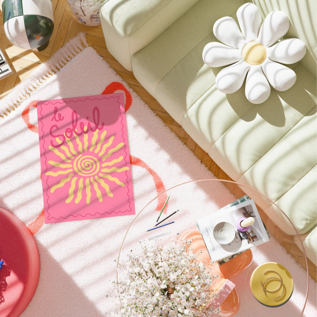 Le Soleil Print – Bright French Summer Wall Art