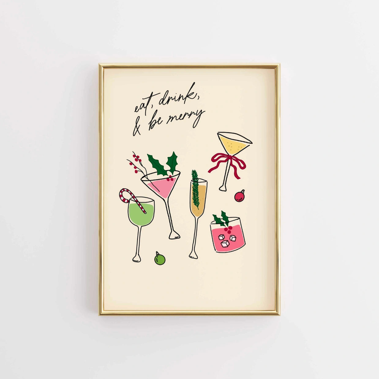 Eat Drink & Be Merry Poster