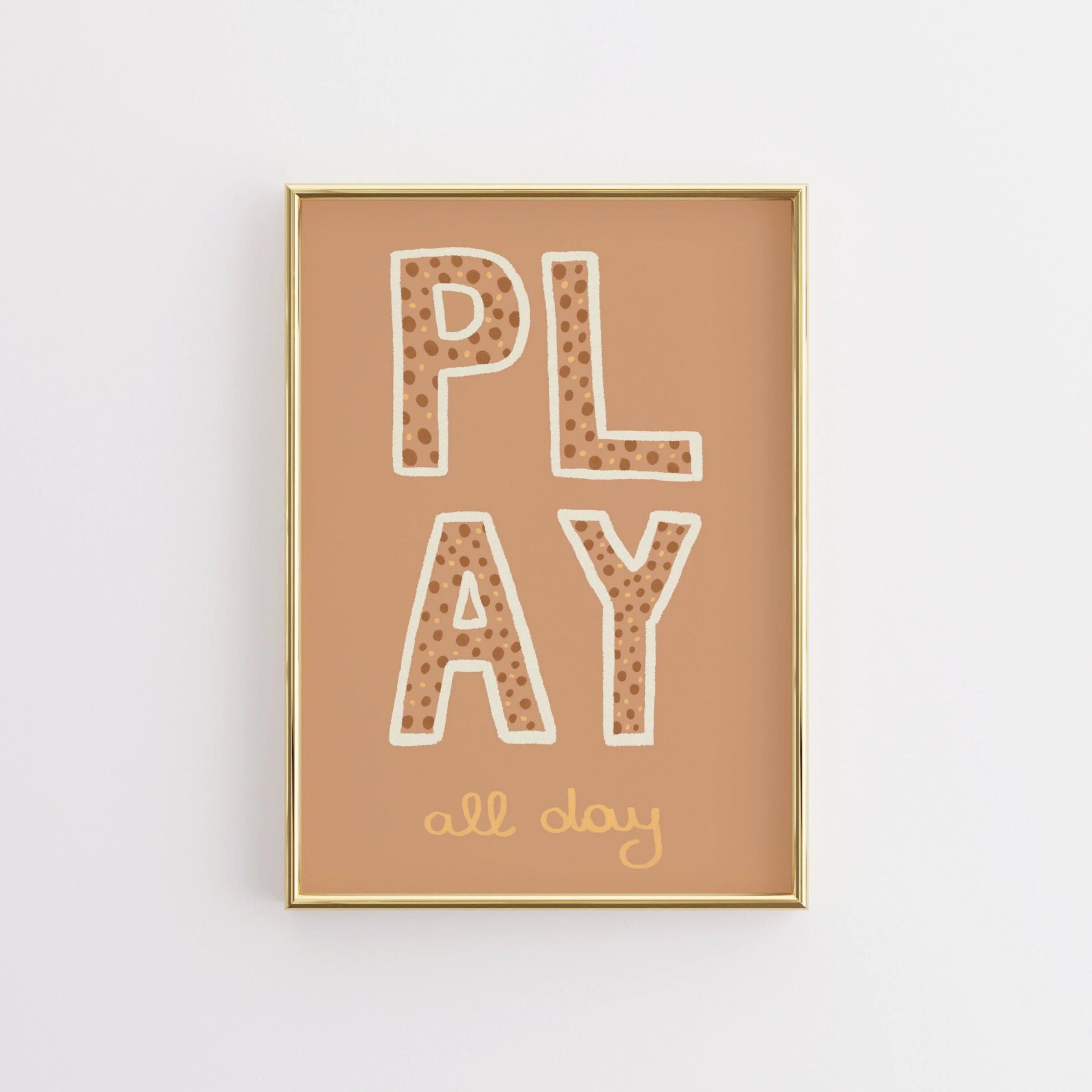 Minimalistisches Typografie-Poster