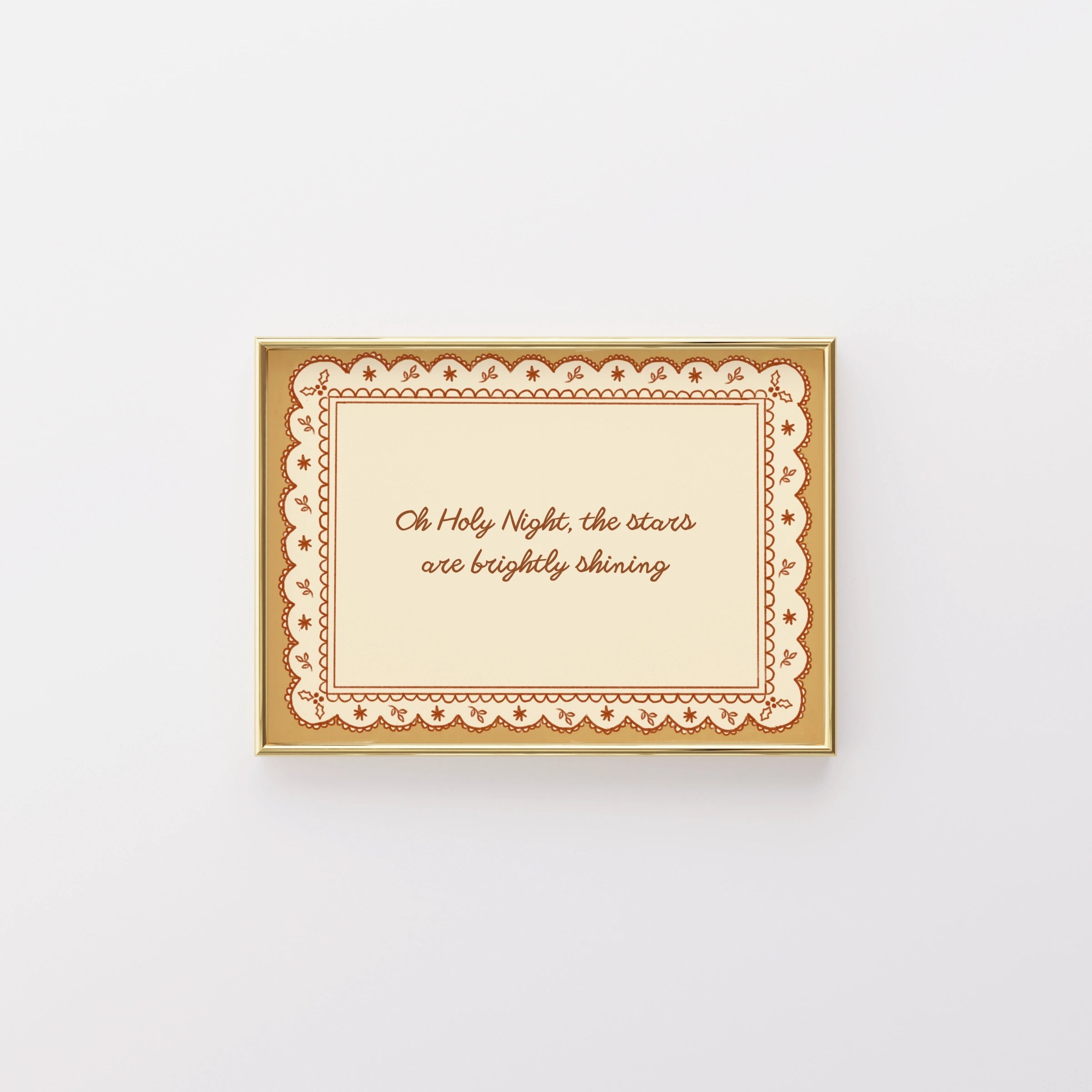 Vintage Nativity Quote Print
