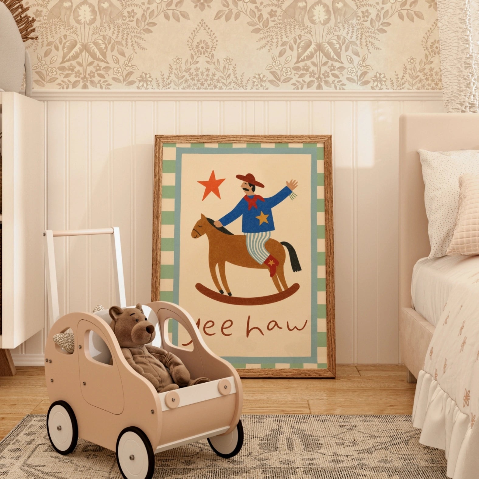 Cowboy Western Wall Art for Kids
