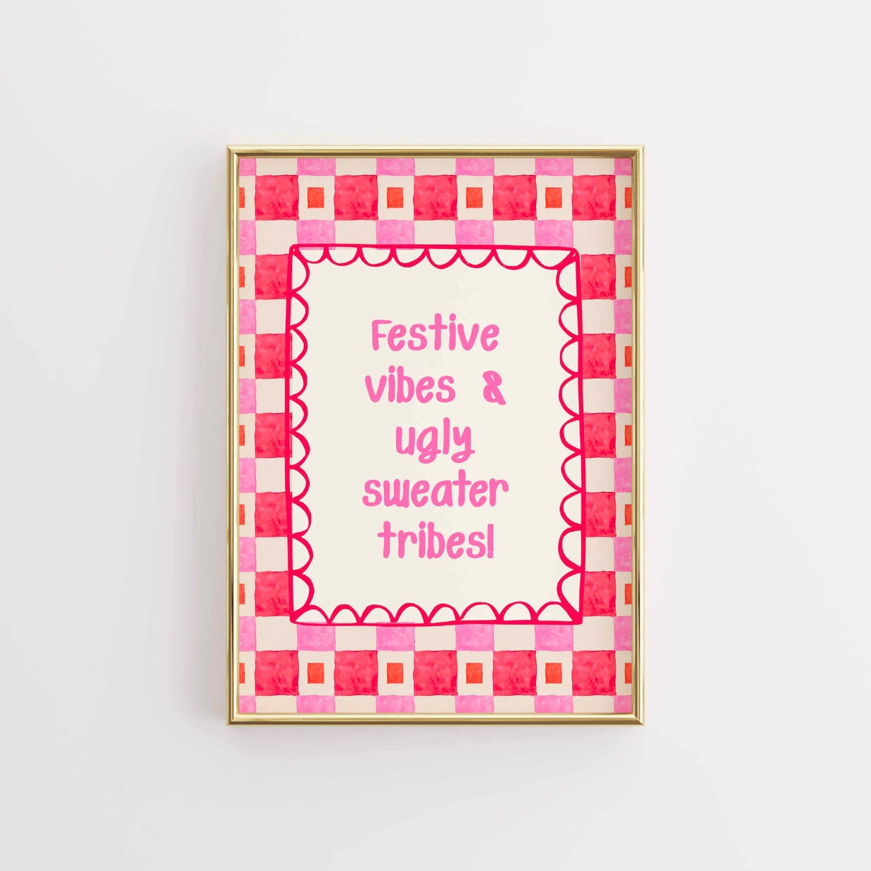 Retro Holiday Print