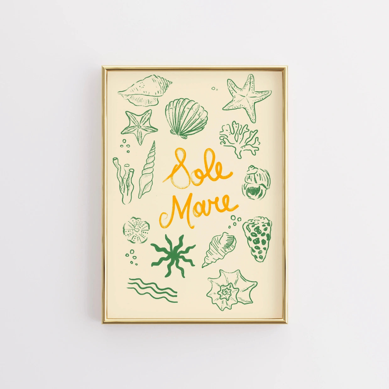 Sole Mare Print – Italian Sea Life Wall Art