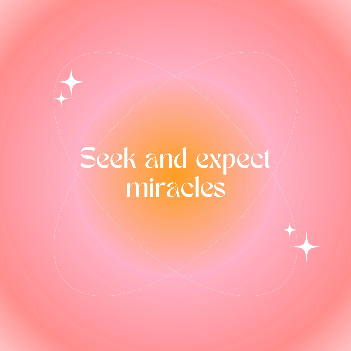 Seek and Expect Miracles Print – Modern Christian Wall Art
