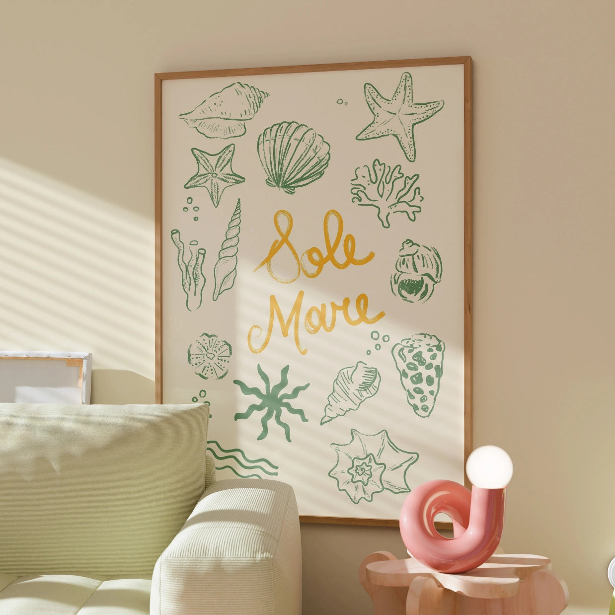 Sole Mare Print – Italian Sea Life Wall Art