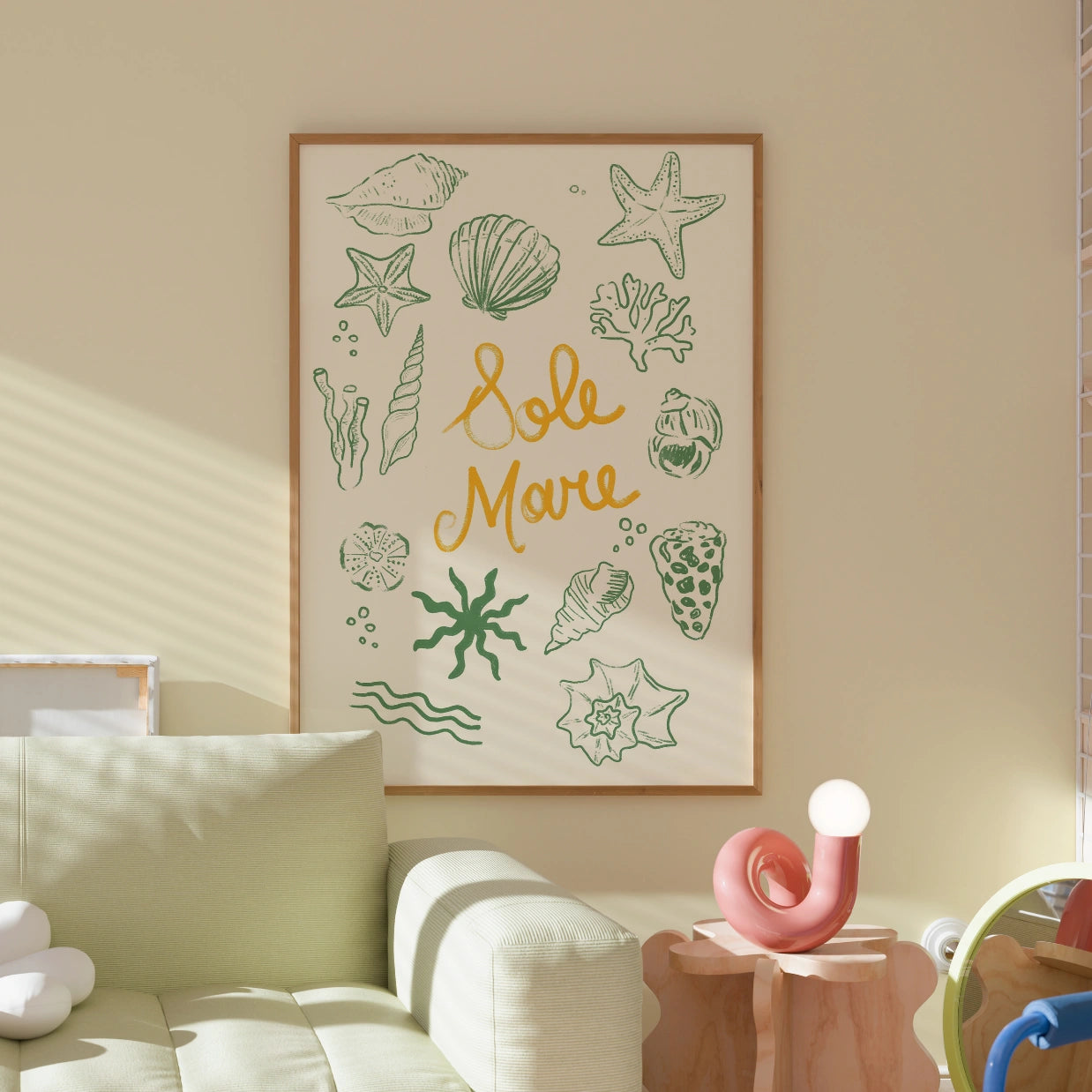 Sole Mare Print – Italian Sea Life Wall Art