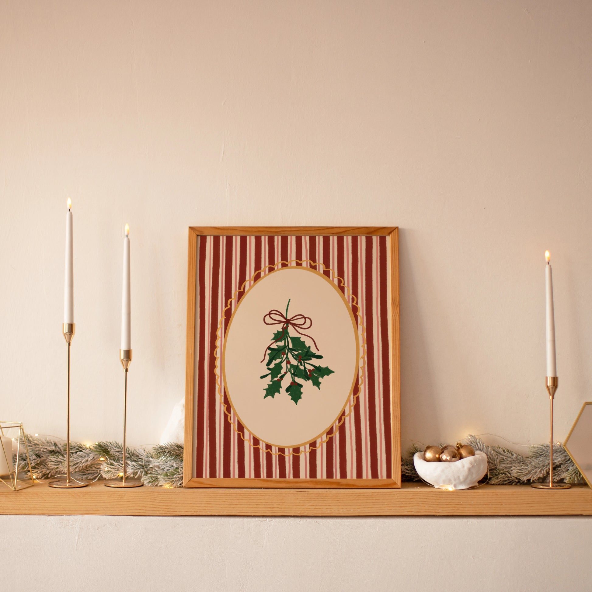 Handgezeichneter Urlaubsdruck