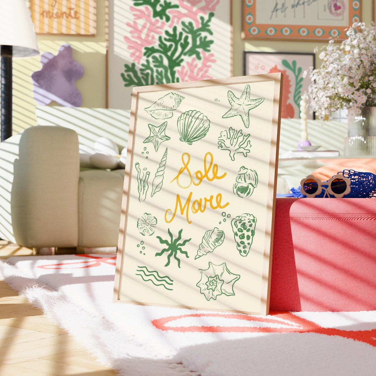 Sole Mare Print – Italian Sea Life Wall Art