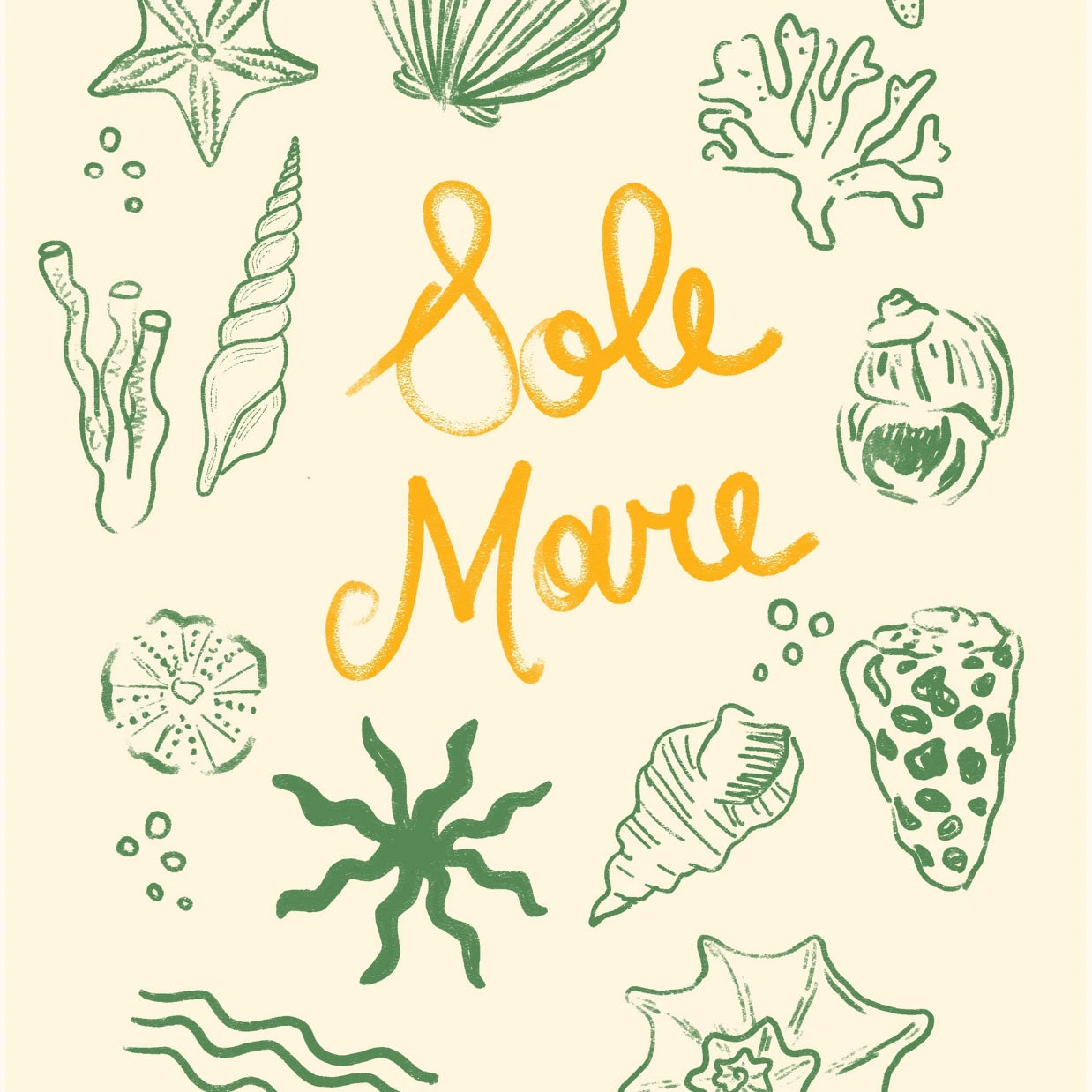 Sole Mare Print – Italian Sea Life Wall Art