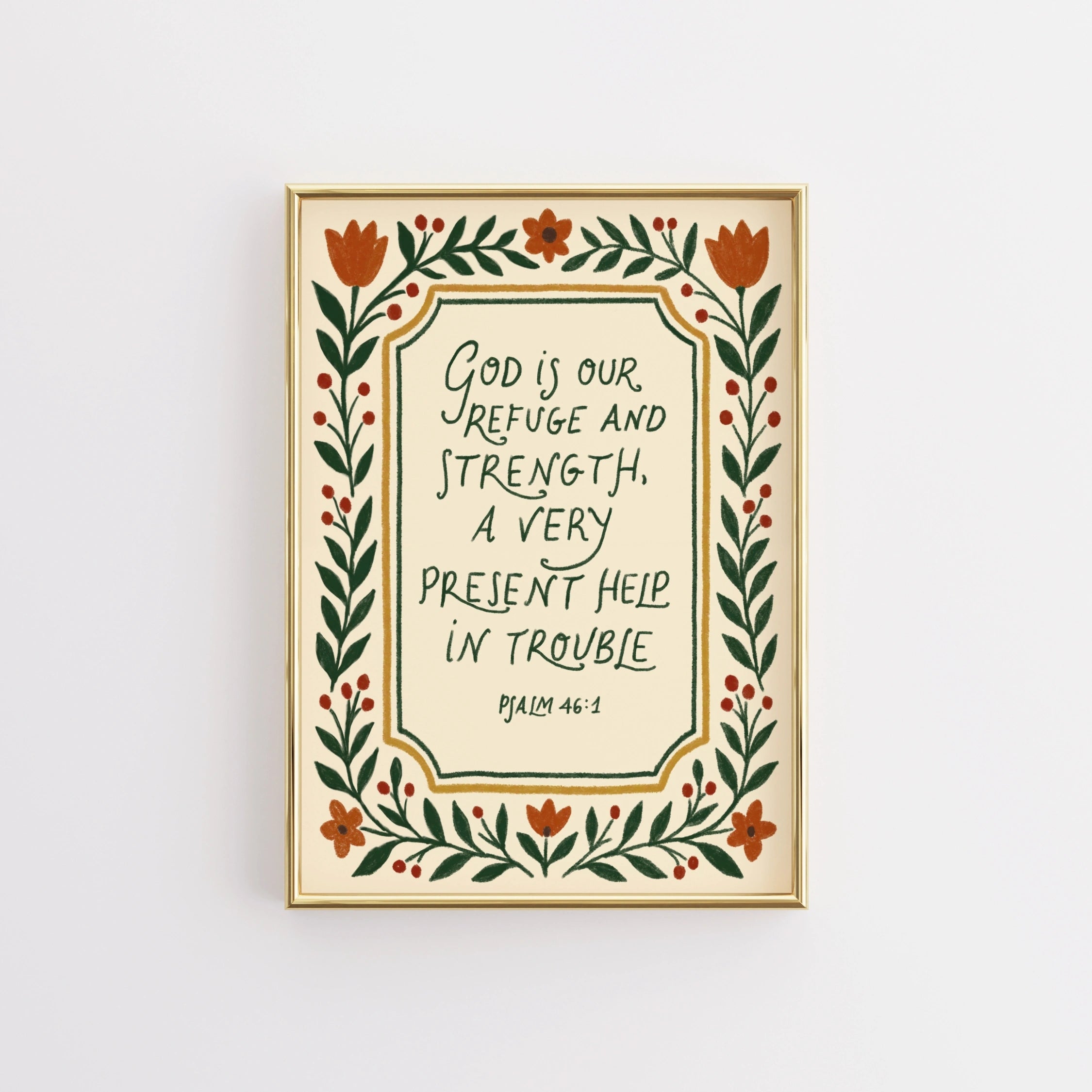 Hand-Drawn Scripture Decor