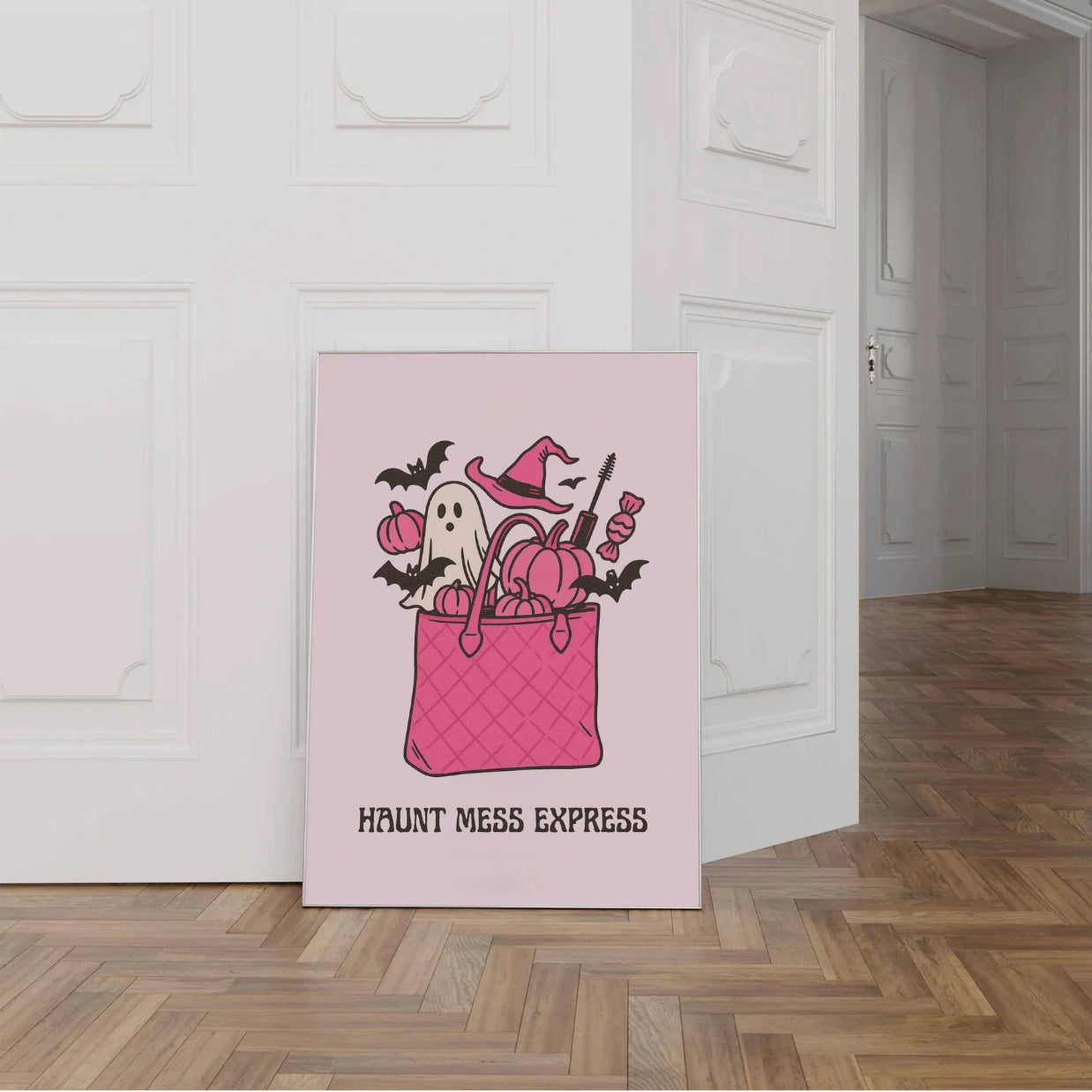 Haunt Mess Express – Lustiger Halloween-Druck