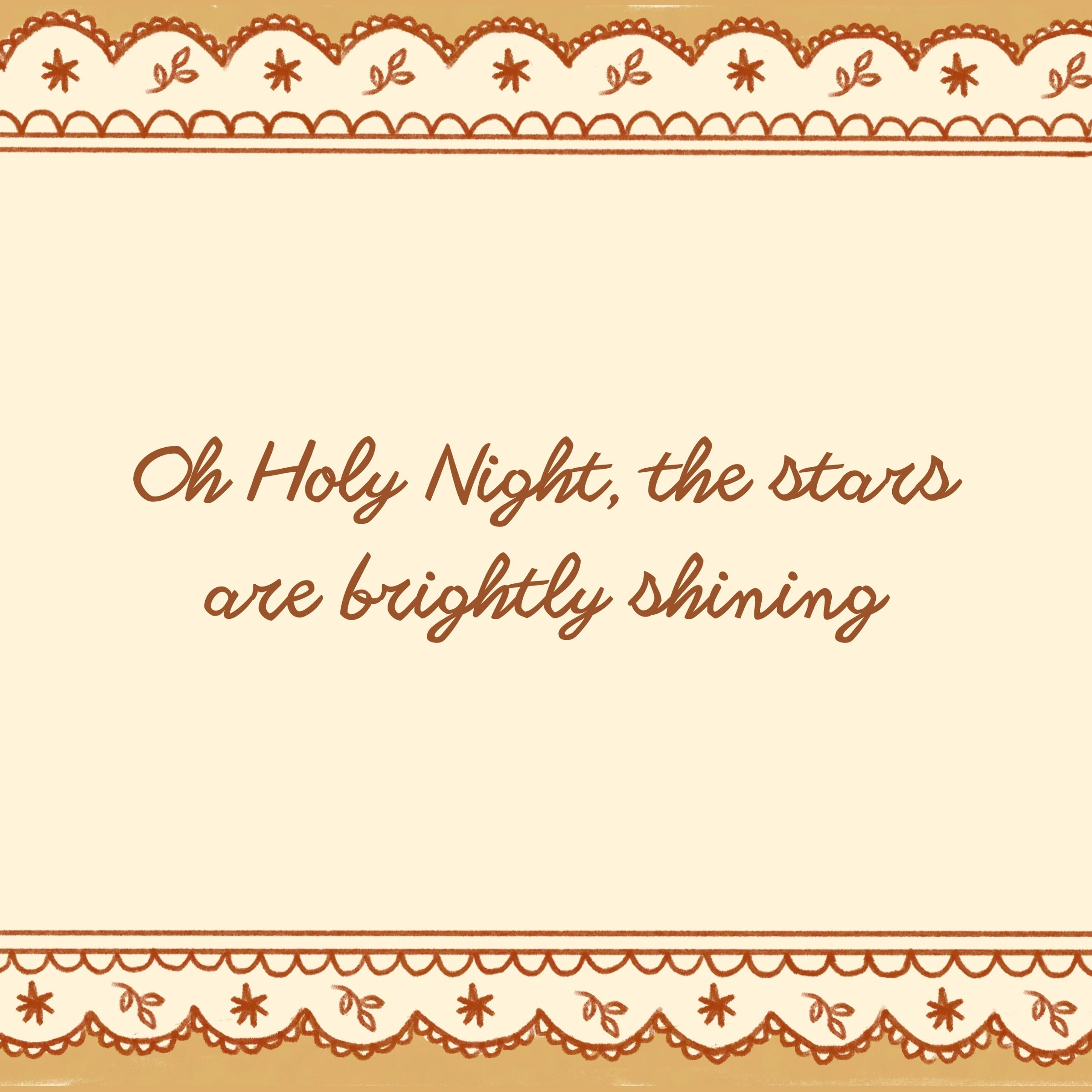 Vintage Nativity Quote Print