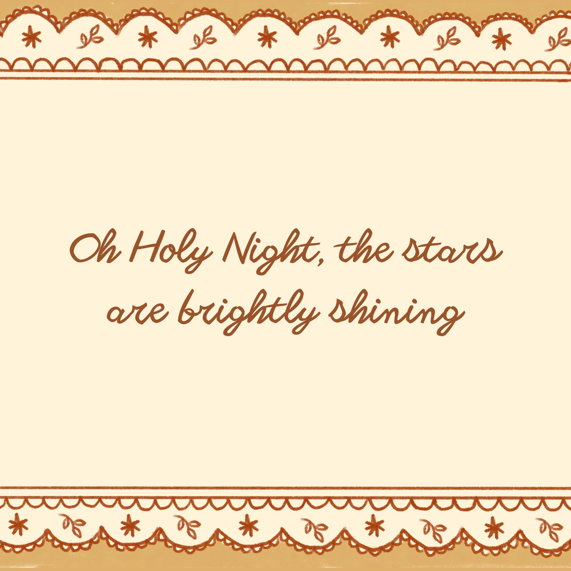 Vintage Nativity Quote Print