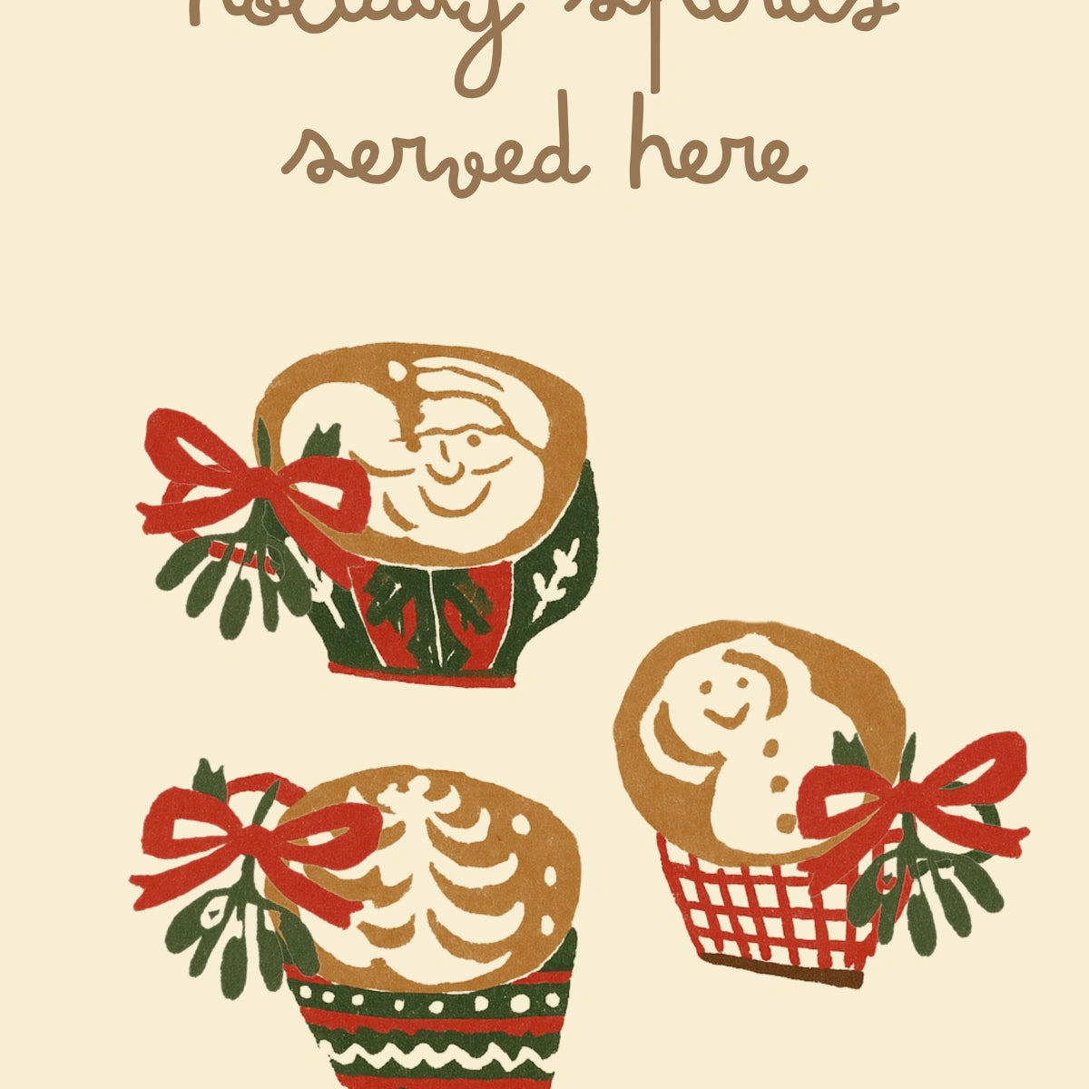 Festliche Getränke werden hier serviert (Druckversion)