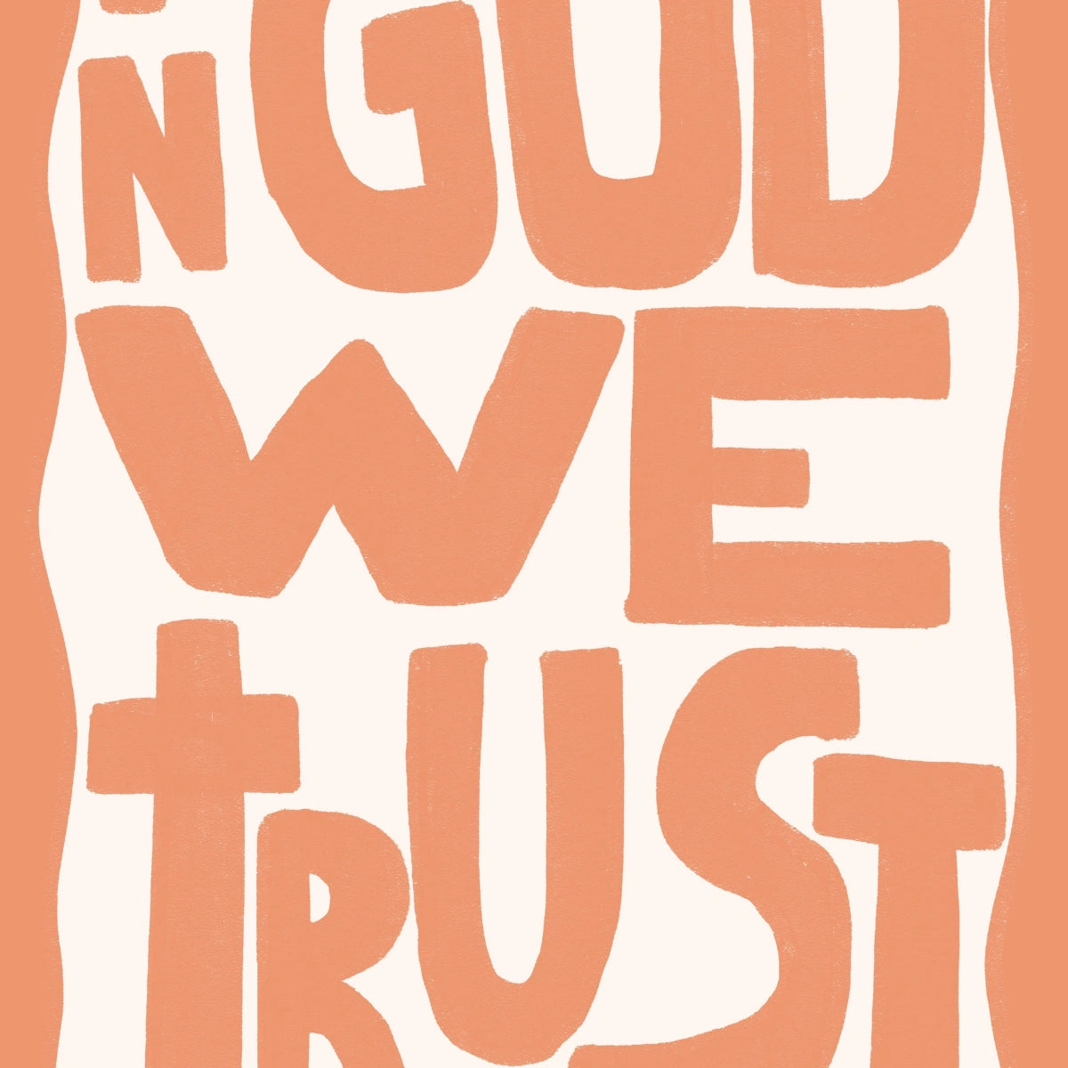 In God We Trust Wall Art – Typography Print
