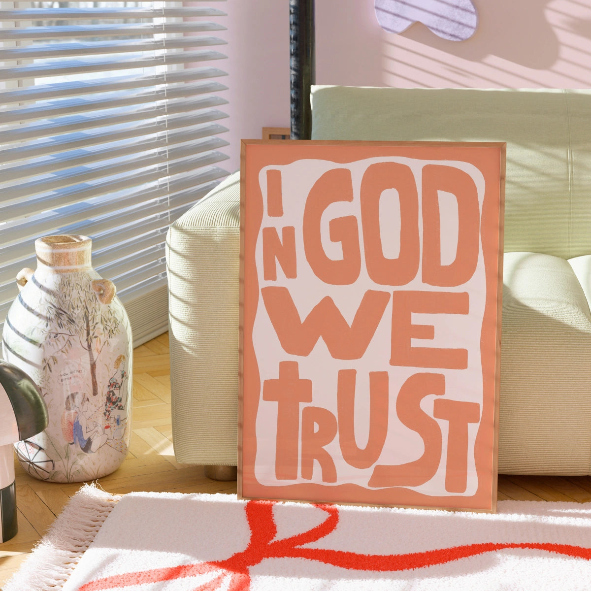 In God We Trust Wall Art – Typography Print